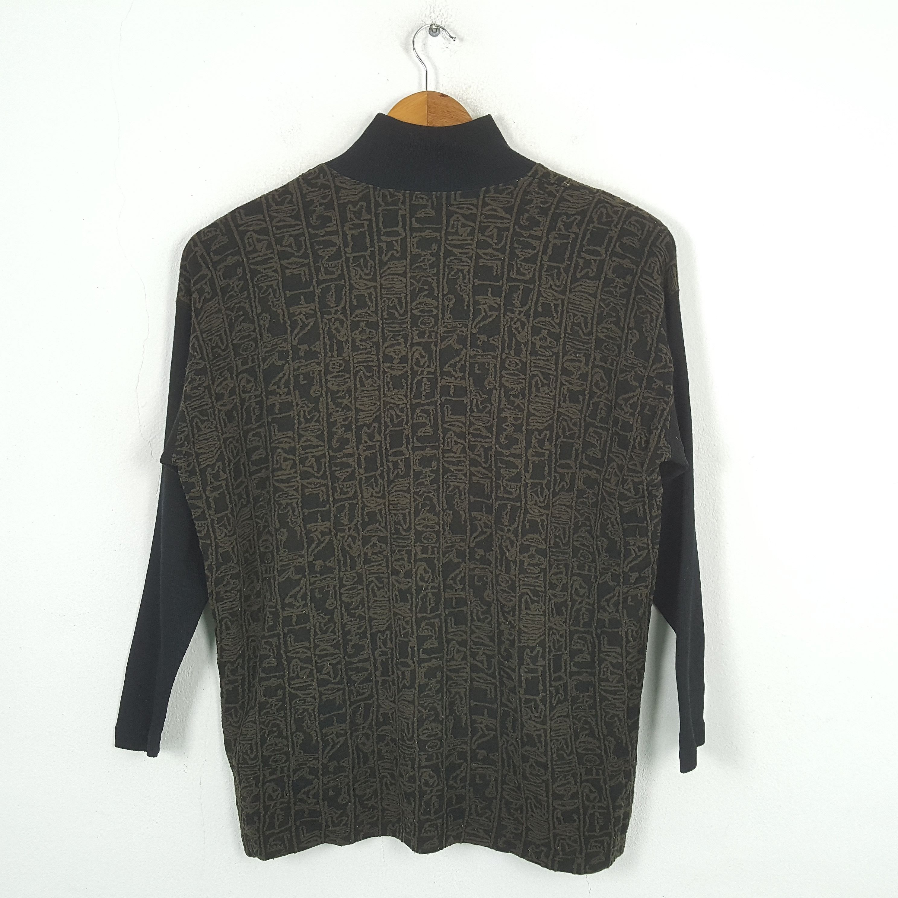 Designer × Issey Miyake × Vintage Vintage Issey Miyake Japan Designer Brand Sweatshirt C283N9 Size US L / EU 52-54 / 3 - 3 Thumbnail