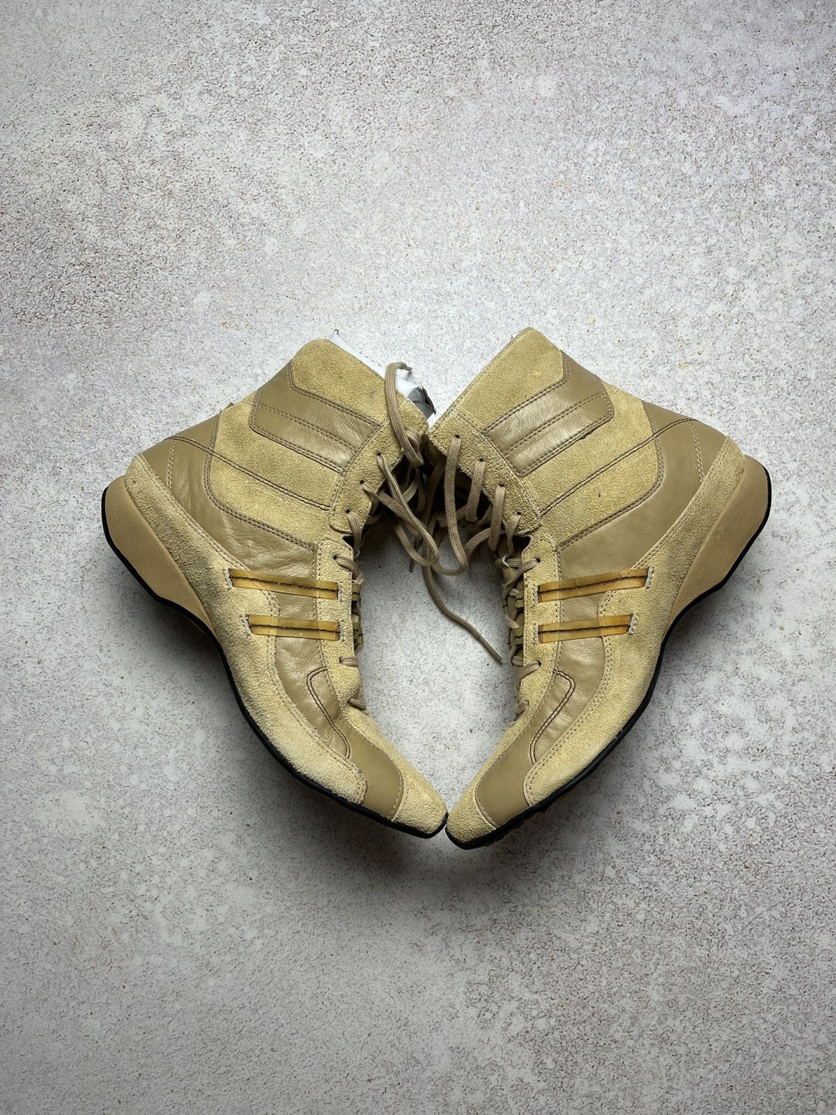 Diesel Vintage Diesel Y2K Foxtrott Leather Suede Sneakers Size US 11 / IT 41 - 5 Thumbnail