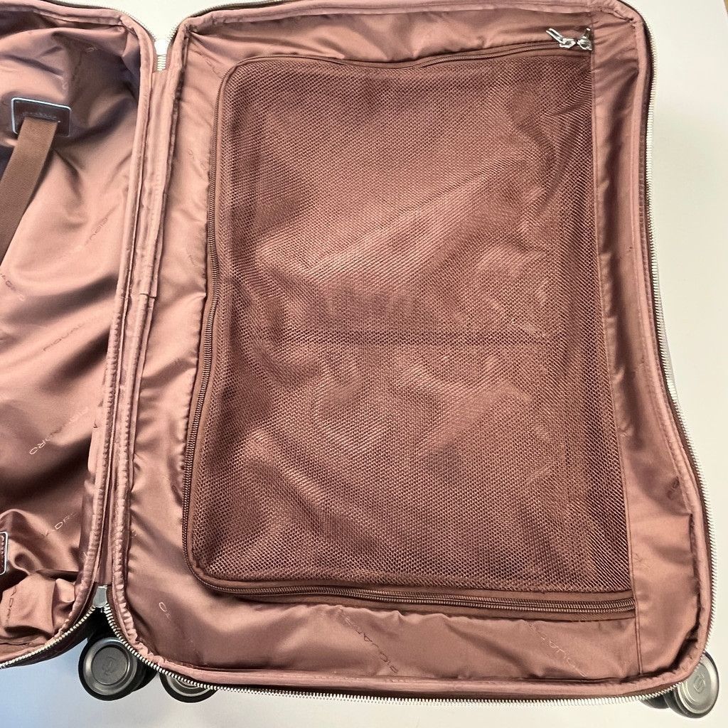 Piquadro Piquadro Leather Rolling Carry-On Cabin Suitcase Brown Size ONE SIZE - 15 Thumbnail