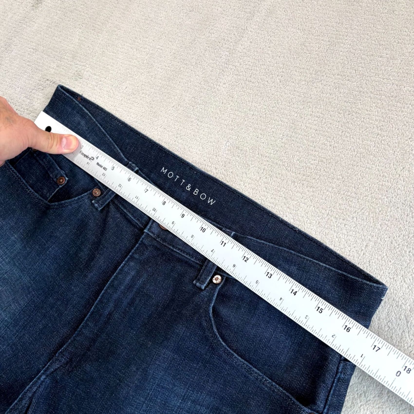 Mott & Bow Mott & Bow Jeans Slim Fit Mercer 32x26 Blue Men Stretch Denim 5-Pocket City Preppy Vintage: No (avoid if not allowed) Size US 32 / EU 48 - 6 Thumbnail