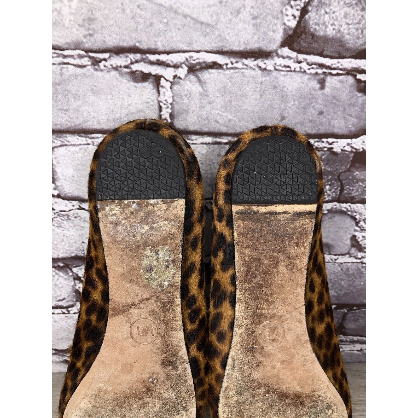 Veronica Beard VERONICA BEARD Griffin Leopard Real Calf Fur Loafers Shoes W Size US 10.5 / IT 40.5 - 17 Thumbnail