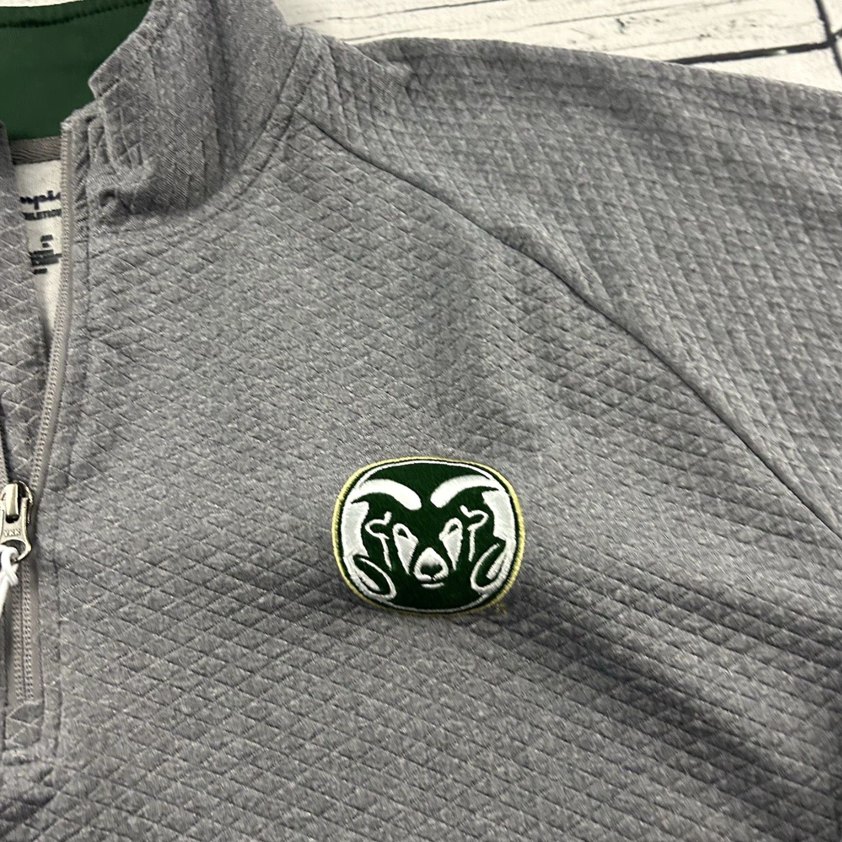 Champion Champion Colorado State Rams 1/4 Zip Pullover Jacket Men L Gray Size US L / EU 52-54 / 3 - 3 Thumbnail