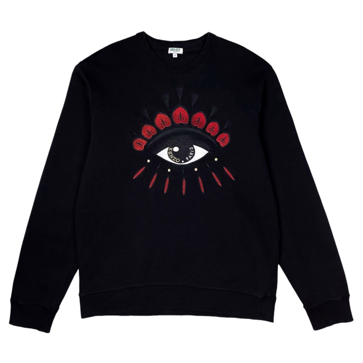 Kenzo Kenzo Paris Eye Sweatshirt Size US L / EU 52-54 / 3 - 2 Thumbnail