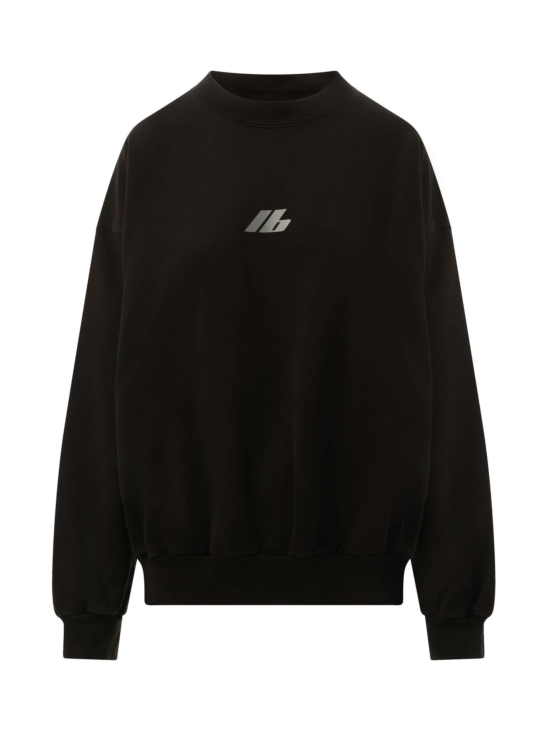 o1mt1gz1225 Activewear Sweatshirt in Black