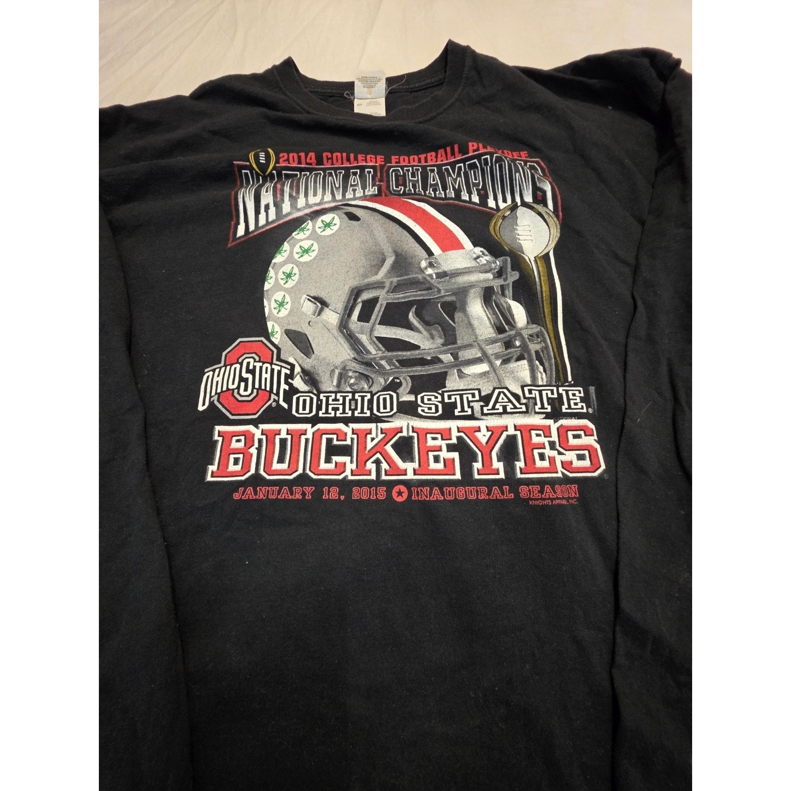 Jerzees Ohio State Buckeyes 2014/2015 Inaugural Season Men's 2xl Size 46 - 5 Thumbnail