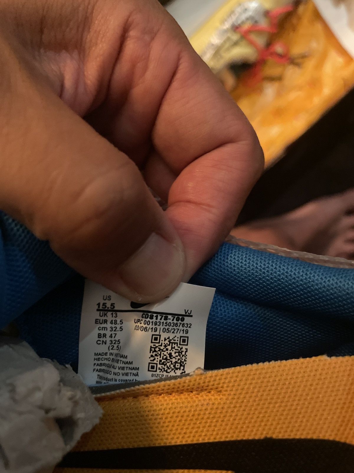 Nike WS vapor street off-white tour yellow