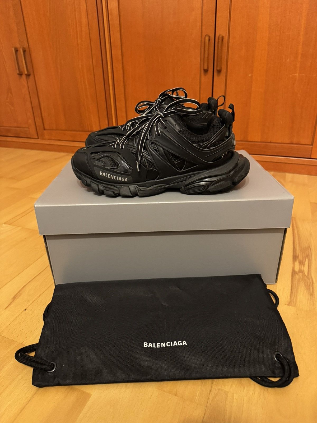 Balenciaga Balenciaga Track Triple Black Size US 8 / EU 41 - 1 Thumbnail