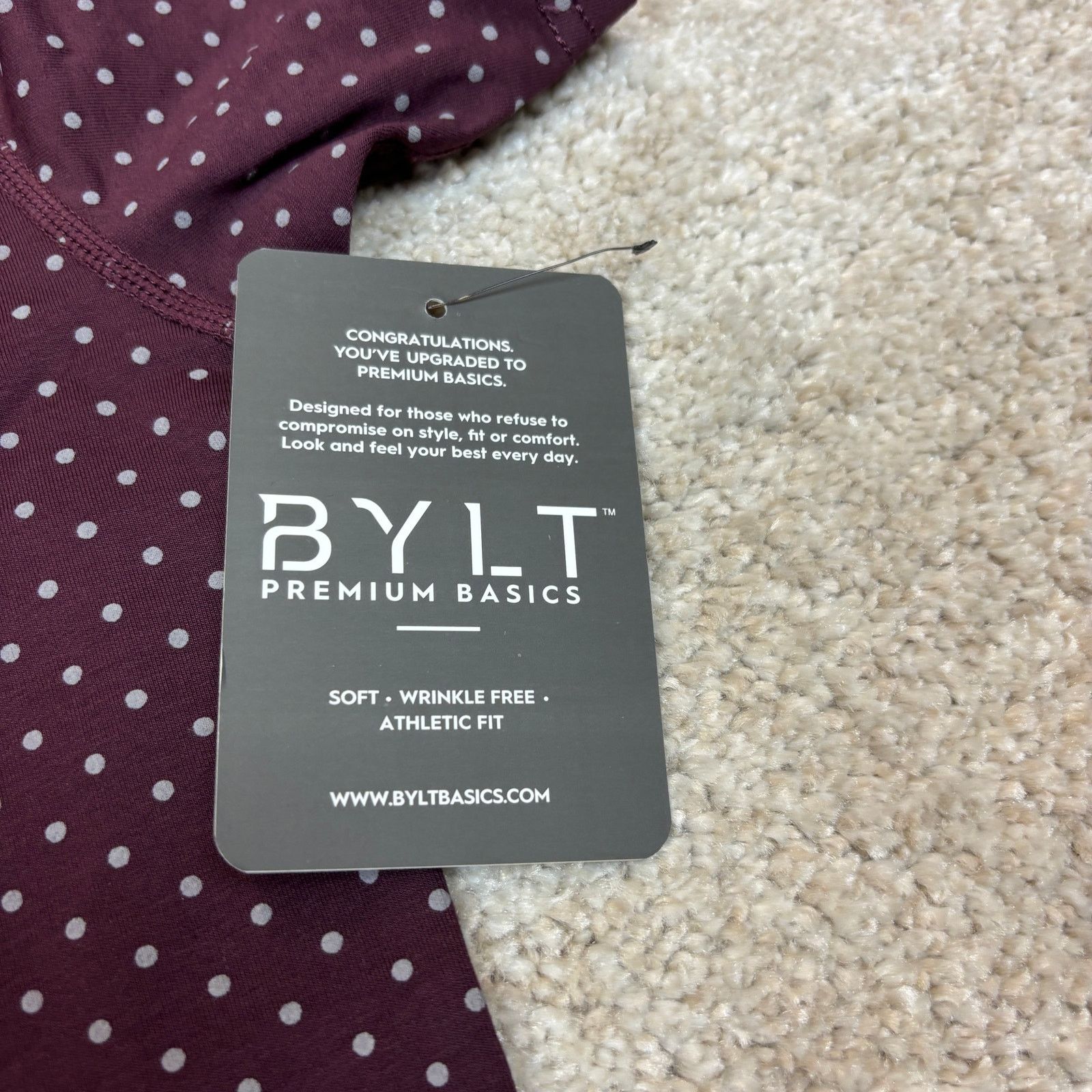 Other NWT Bylt Drop Cut Lux Polka Dot Short Sleeve T Shirt Men's S Size US S / EU 44-46 / 1 - 7 Thumbnail