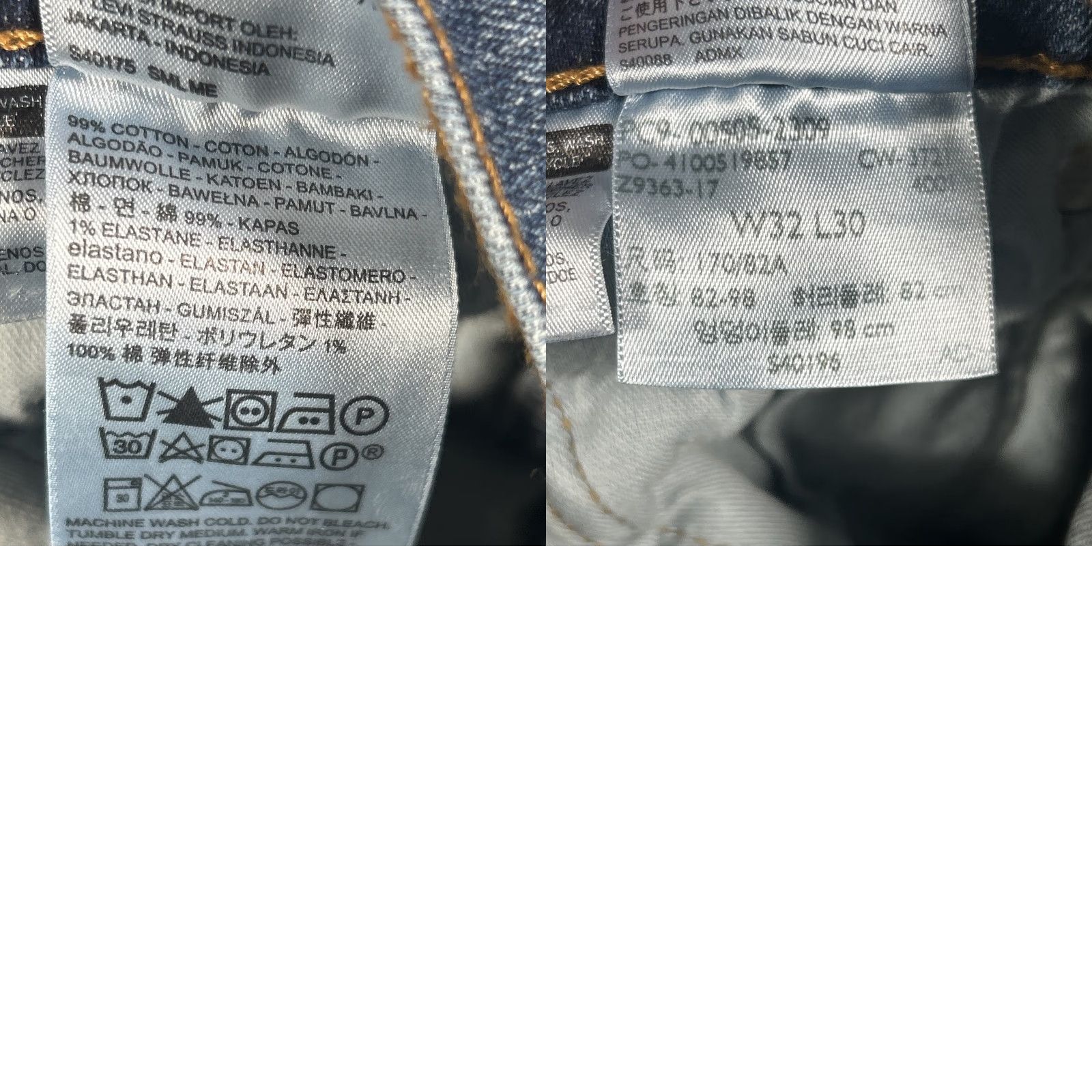 Levi's Levi's 505 Jeans Mens 32x30 Straight 5-Pocket Denim Cotton Blue Regular Waist 32 Inseam 30 Medium Wash Size US 32 / EU 48 - 9 Thumbnail