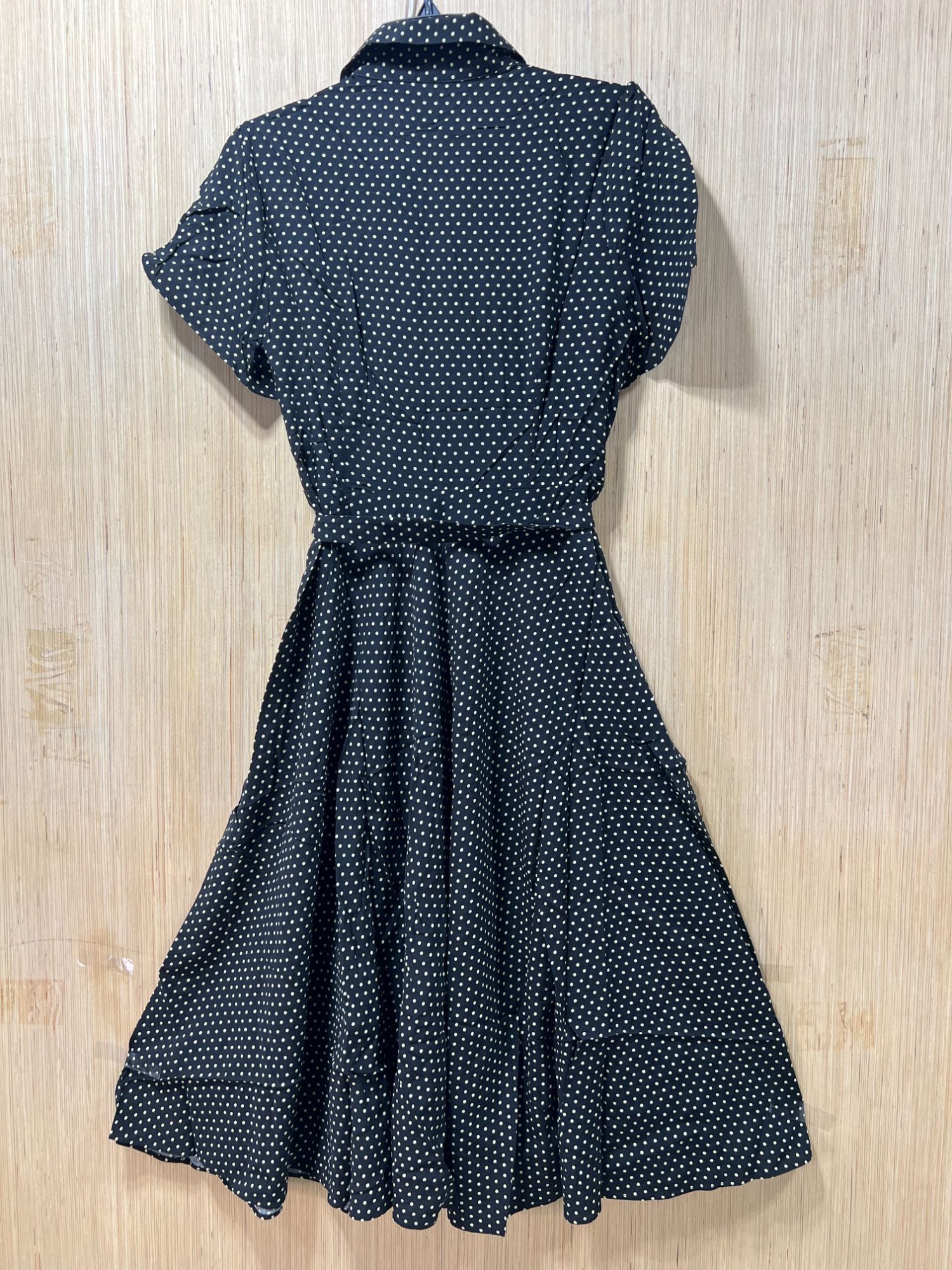 Chaps Chaps- Women's Casual Bohemian Midi Dress V-Neck With Wavy S Size M / US 6-8 / IT 42-44 - 3 Thumbnail