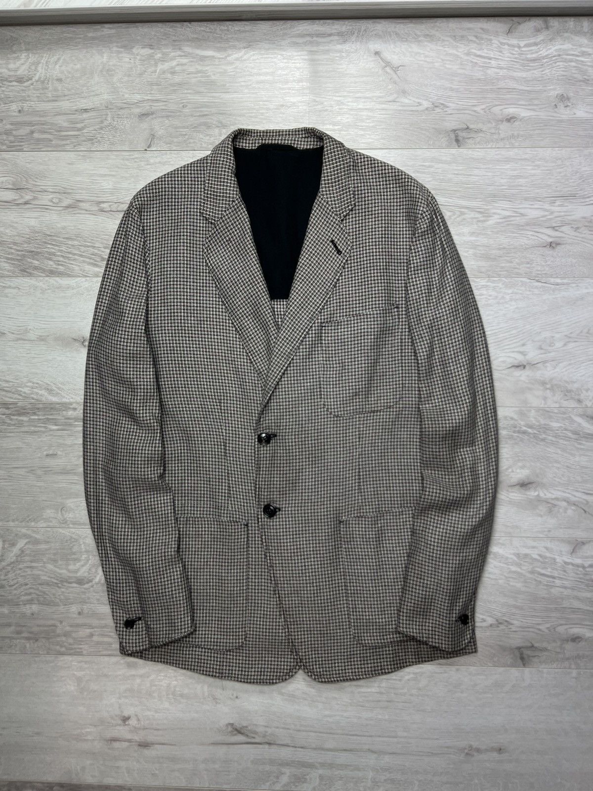 Alexander McQueen Alexander McQueen Silk Blazer Jacket Check Pattern Size 52 Size 42R - 1 Thumbnail