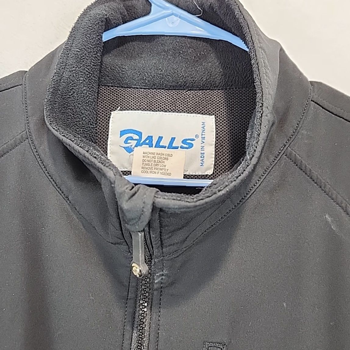 Vintage Galls JX778 Softshell Security Lined Jacket Full Zip Black Men's XXL Jacket Size US XXL / EU 58 / 5 - 5 Thumbnail