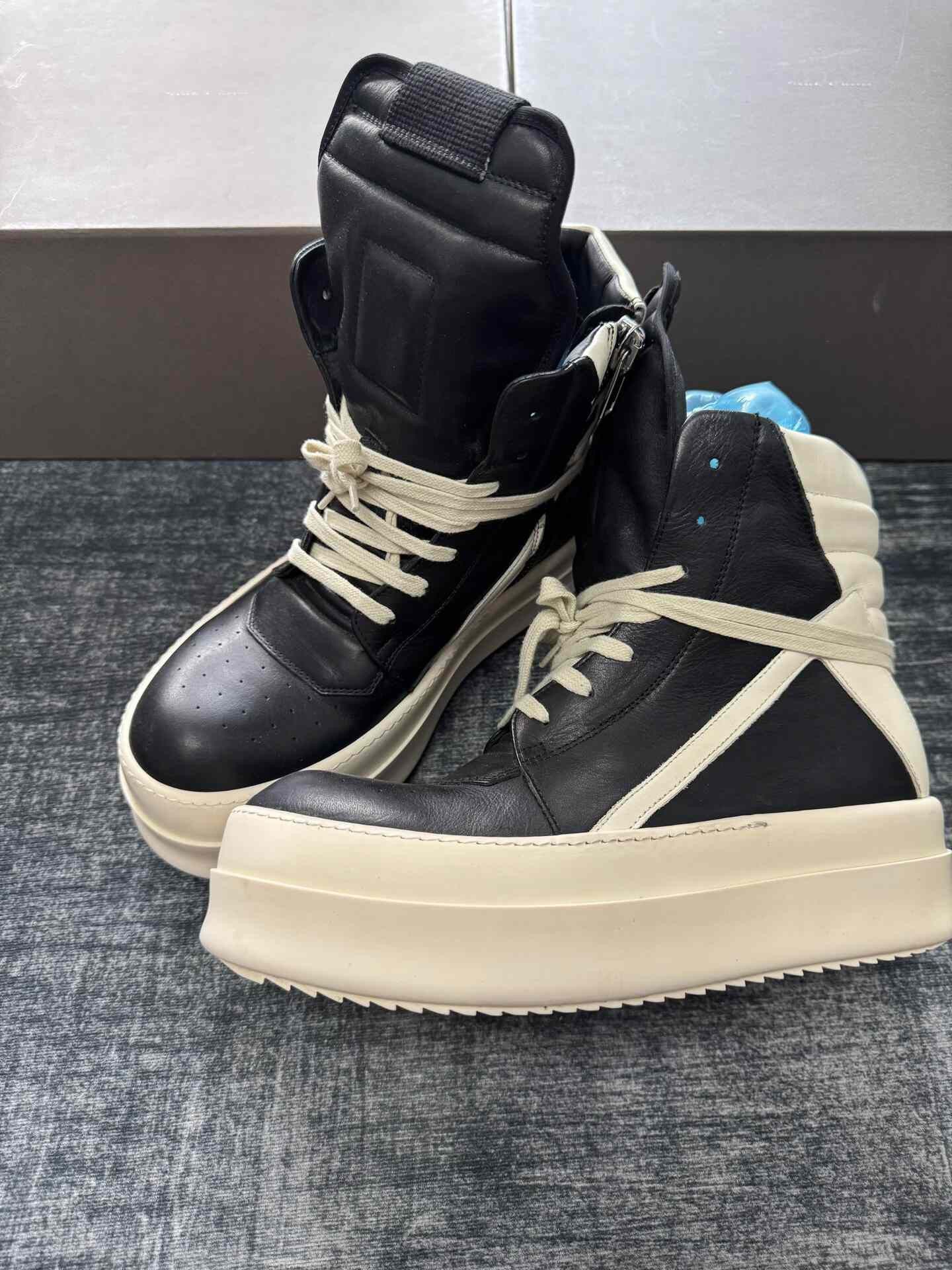 Rick Owens Rick Owens Pink Hitop Sneakers 41 Men Size US 8.5 / EU 41-42 - 1 Thumbnail
