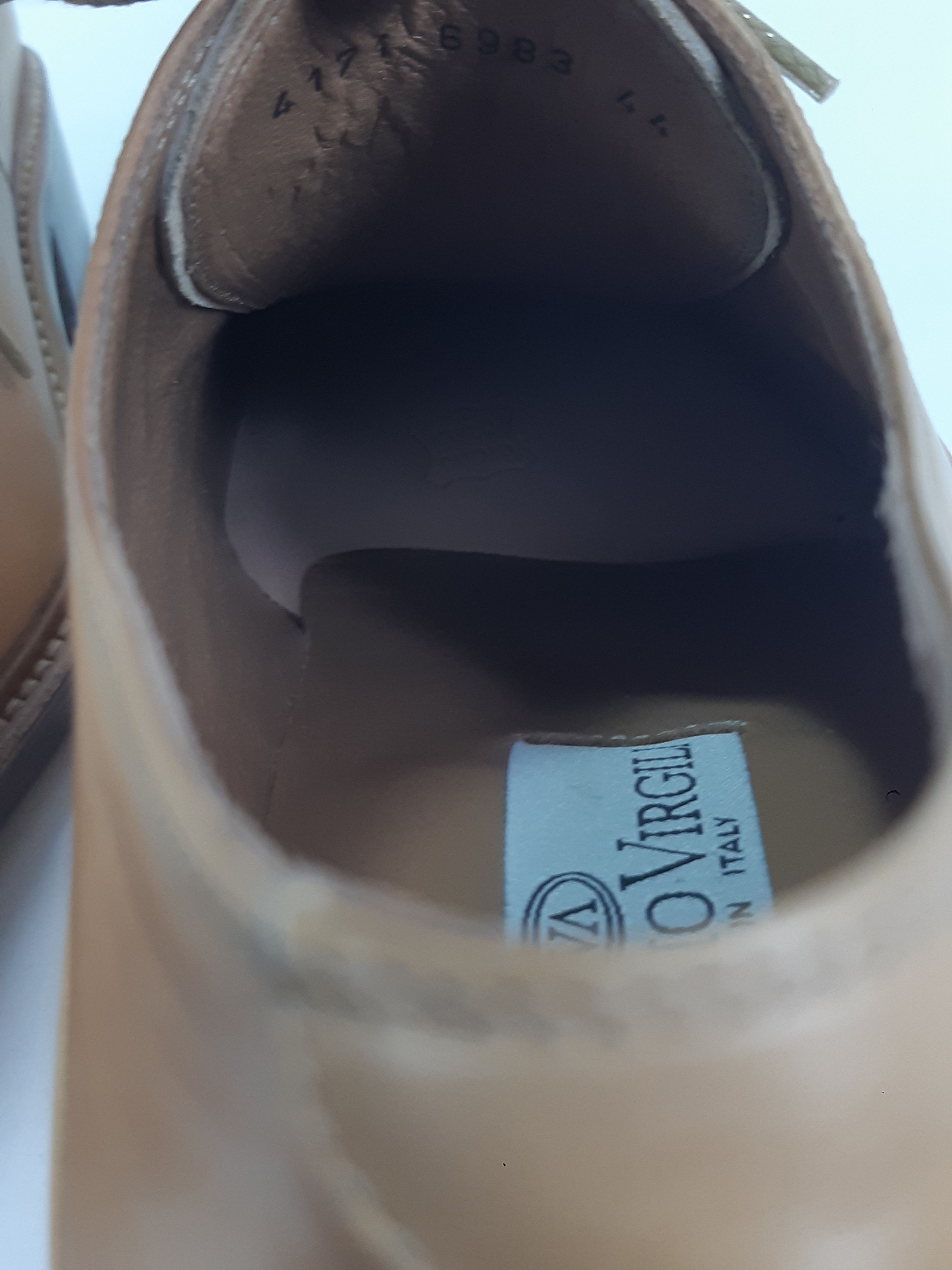 Other VITTORIO VIRGILI Italy Leather Shoes size eu43/44 NEW Size US 11 / EU 44 - 12 Thumbnail