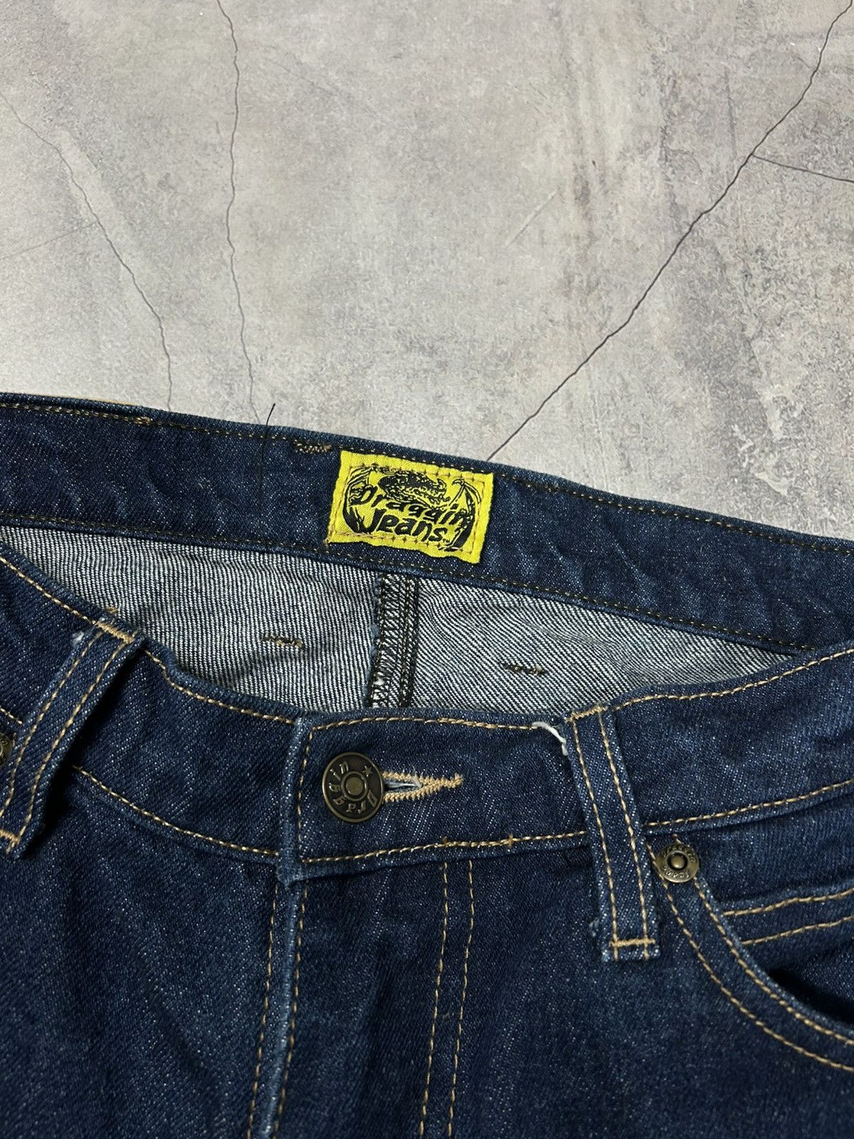 Vintage Vintage Y2k Draggin Jeans Faded Baggy Denim Jeans 00s Size US 34 / EU 50 - 7 Thumbnail
