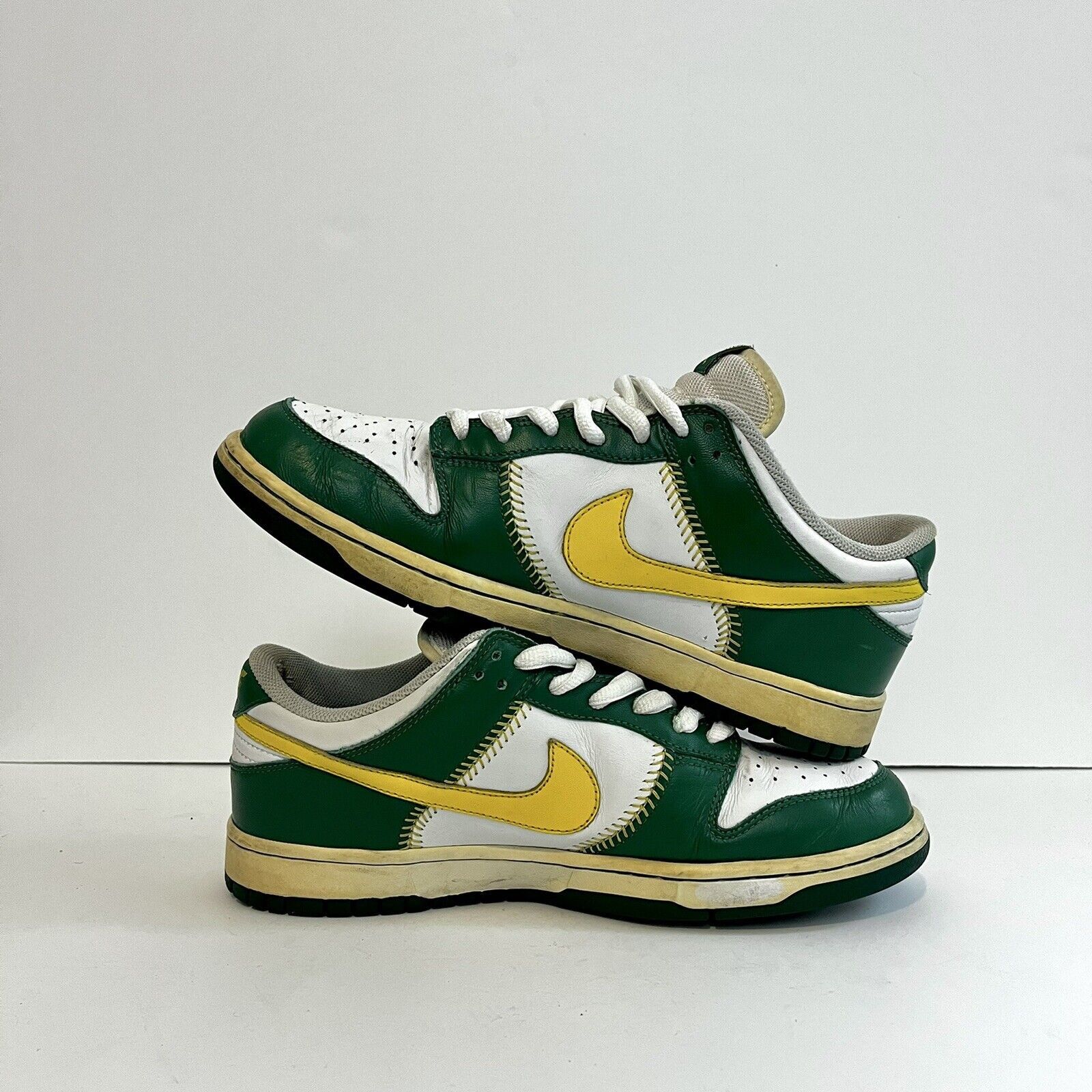 Nike 2006 Nike Dunk Low Baseball Pack Oakland A’s 309431 171 VTG Size US 10 / EU 43 - 6 Thumbnail