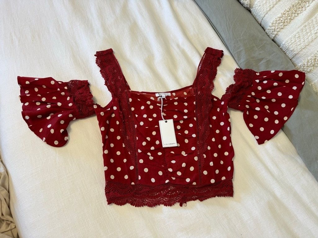 Other Lulumari | Summer Crop Sleeveless Blouse | Large Size L / US 10 / IT 46 - 1 Thumbnail