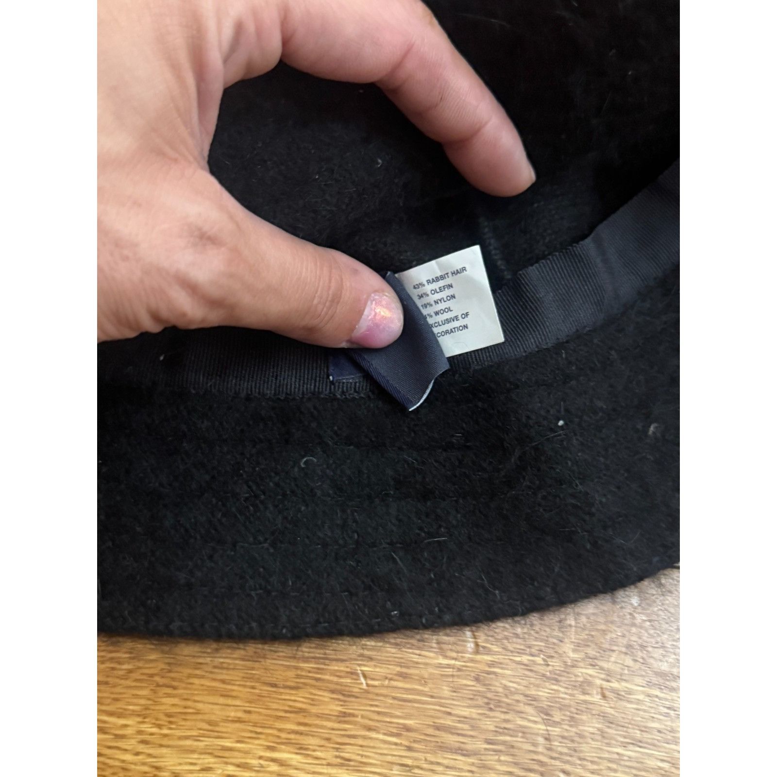Gap Gap Fuzzy rabbit hair hat size M/L Size ONE SIZE - 5 Thumbnail