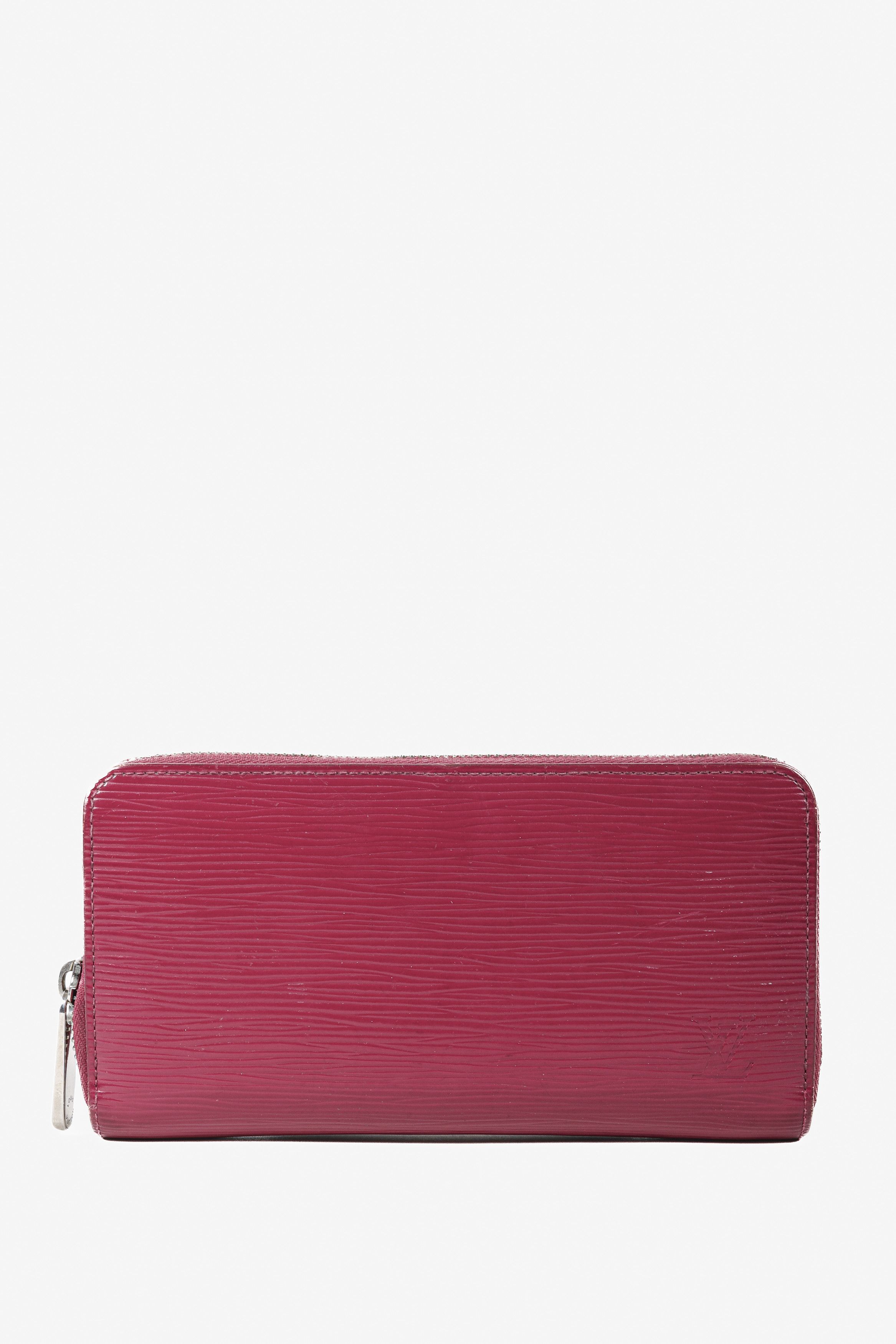 Louis Vuitton Carmine Epi Leather Zippy Wallet