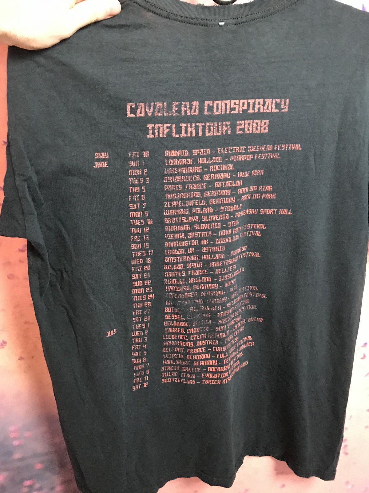 Band Tees Vintage Cavalera Conspiracy band rock tee Size US L / EU 52-54 / 3 - 8 Thumbnail