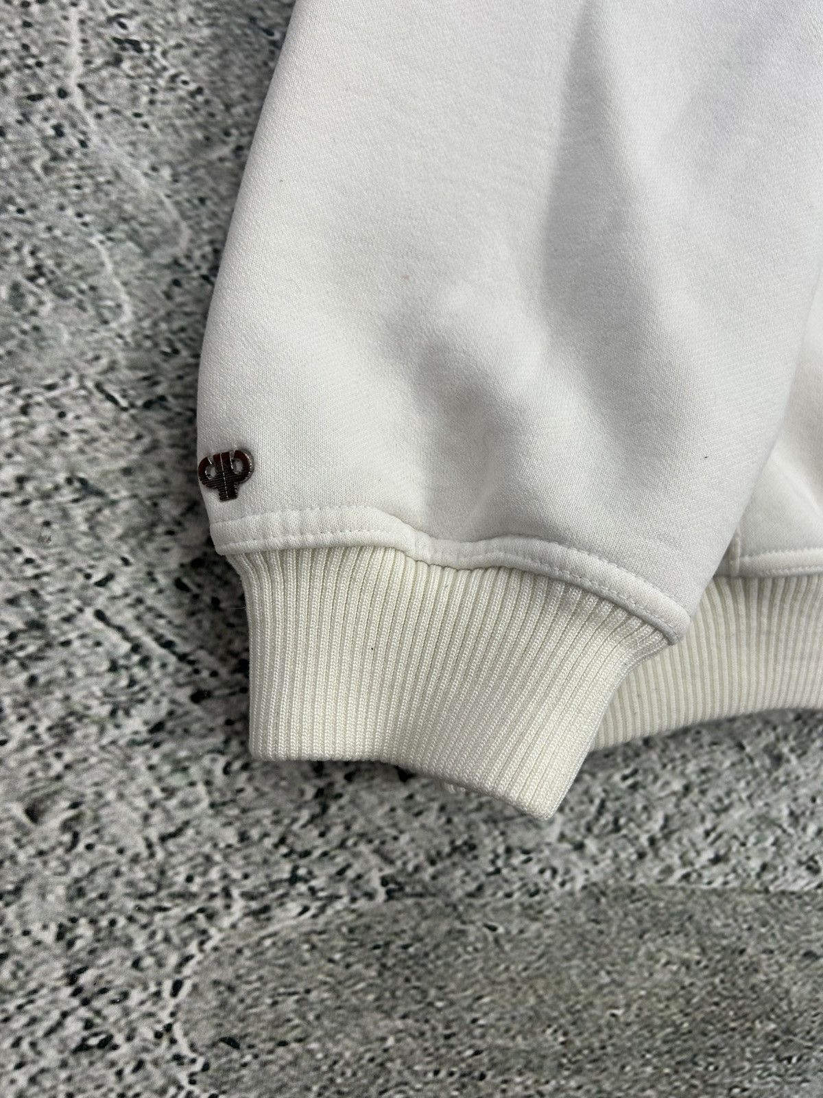 Marc Buchanan Pelle Pelle hoodie big logo 90s beige sweatshirt Size US XL / EU 56 / 4 - 8 Thumbnail