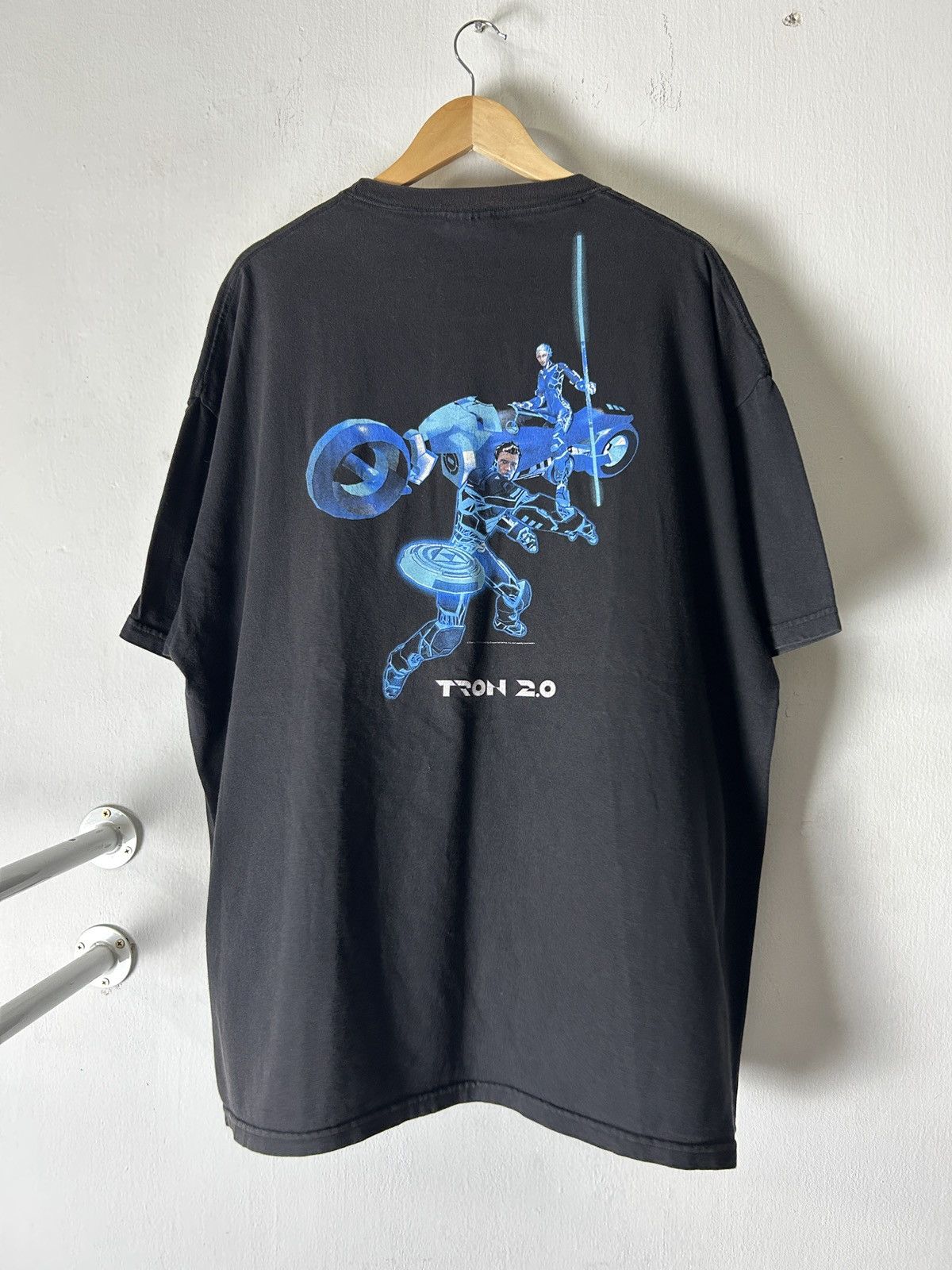 Vintage Vintage Rare Disney Tron 2.0 steam video game promo tee Size US XXL / EU 58 / 5 - 1 Thumbnail