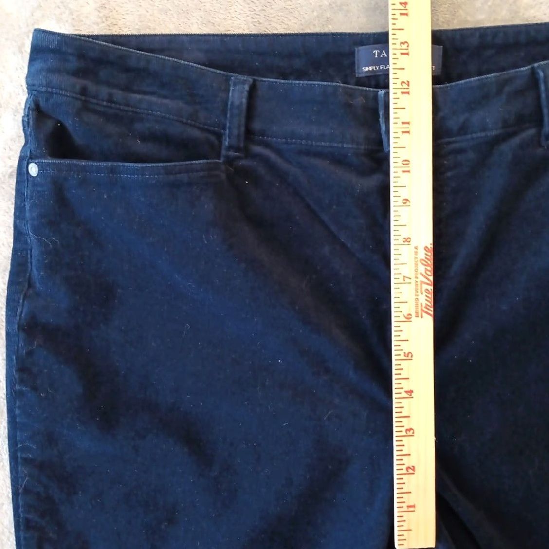 Talbots Talbots Pants Womens Size 16 Blue Corduroy Chino 38x30 High Rise Pockets Size 38" / US 16 / IT 52 - 4 Thumbnail