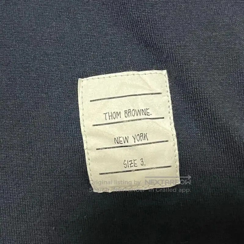 Thom Browne Thom Browne Navy Cotton Short Sleeve T-Shirt . Size US L / EU 52-54 / 3 - 6 Thumbnail