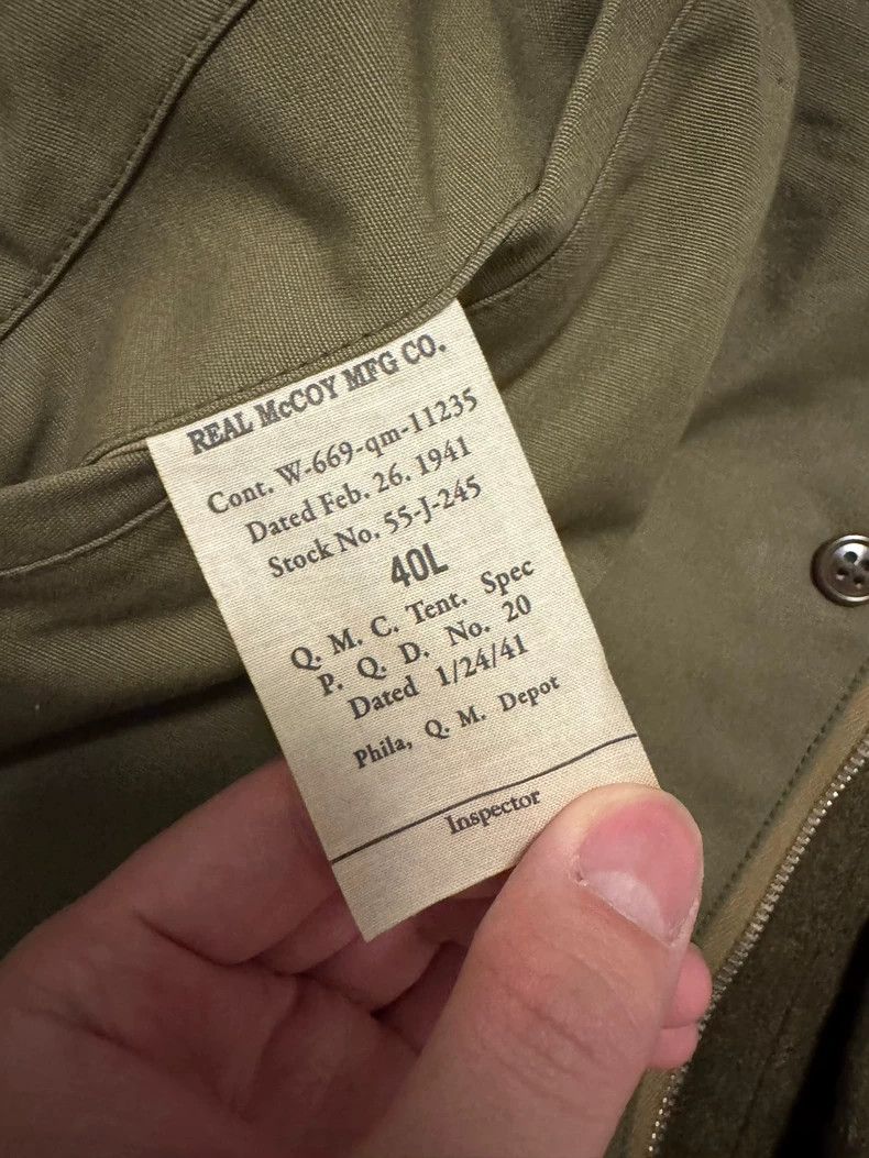 The Real McCoy's THE REAL McCOY'S M41 Jacket 2504-Nextarrow Size US M / EU 48-50 / 2 - 8 Thumbnail