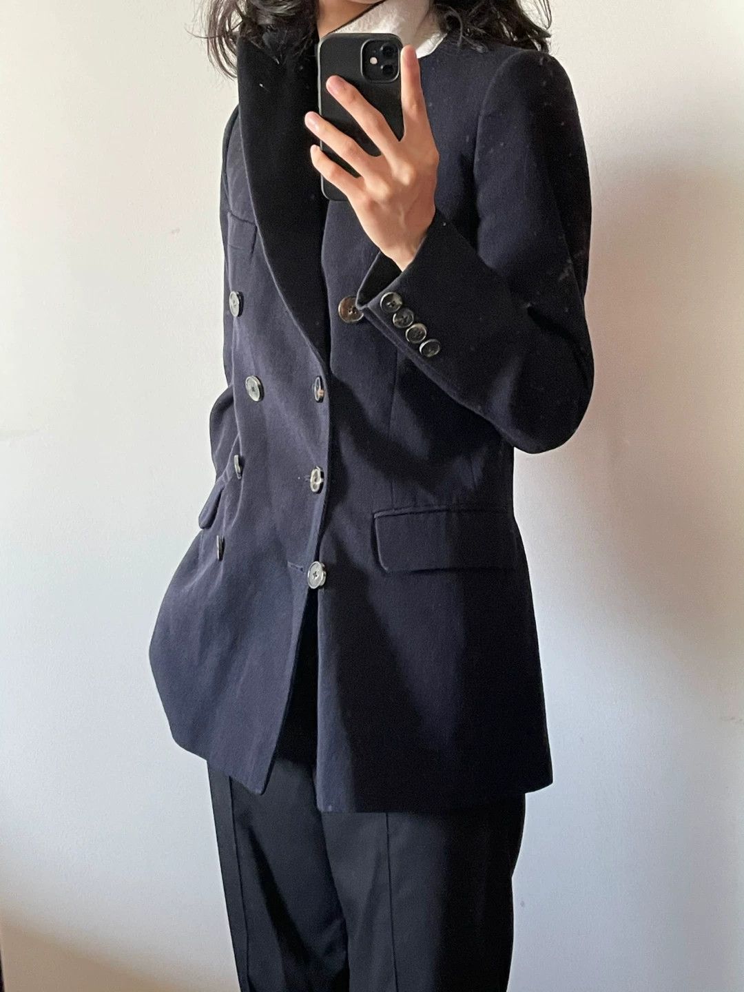 Dries Van Noten Dries Van Noten 11fw Wool Double-Breasted Blazer 44 Size 44R - 3 Thumbnail