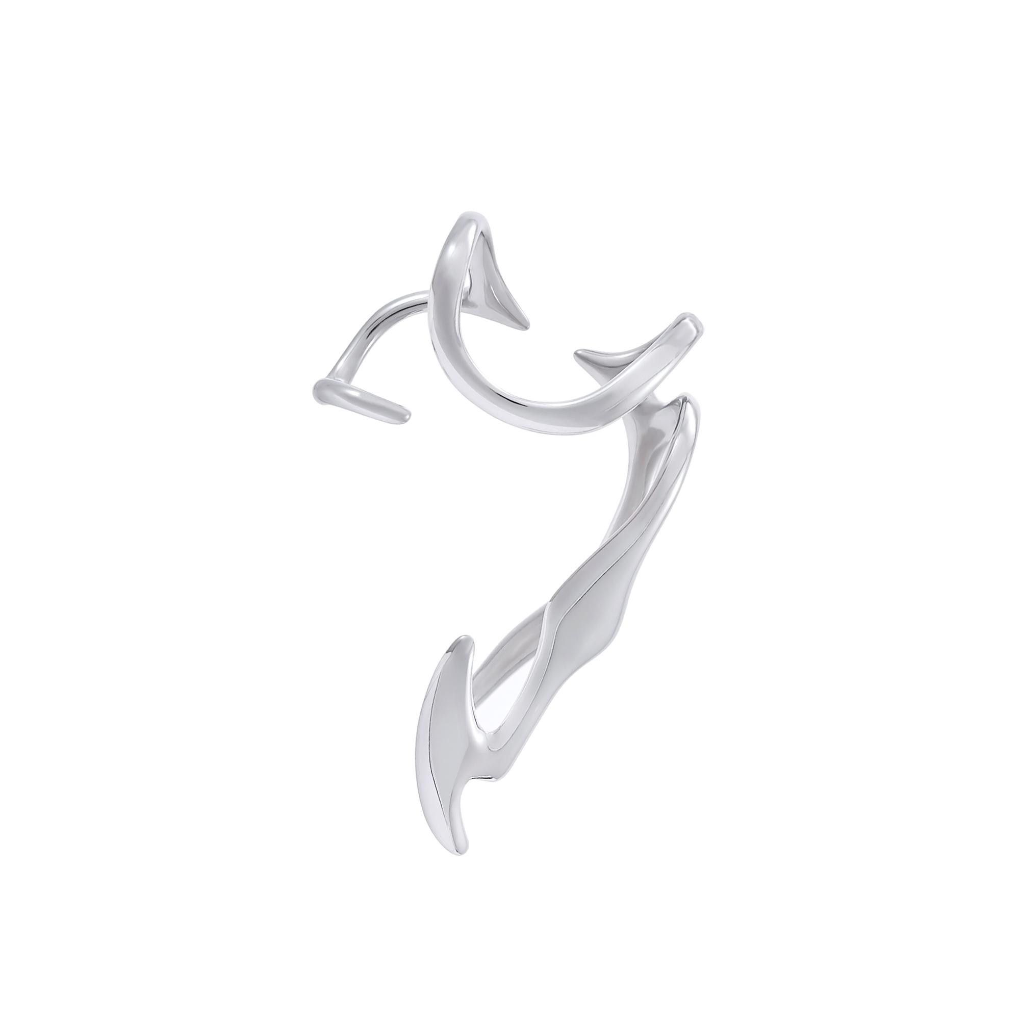 Jewelry Rare Earrings One Pairs Chrome Jewelry Size ONE SIZE - 5 Thumbnail