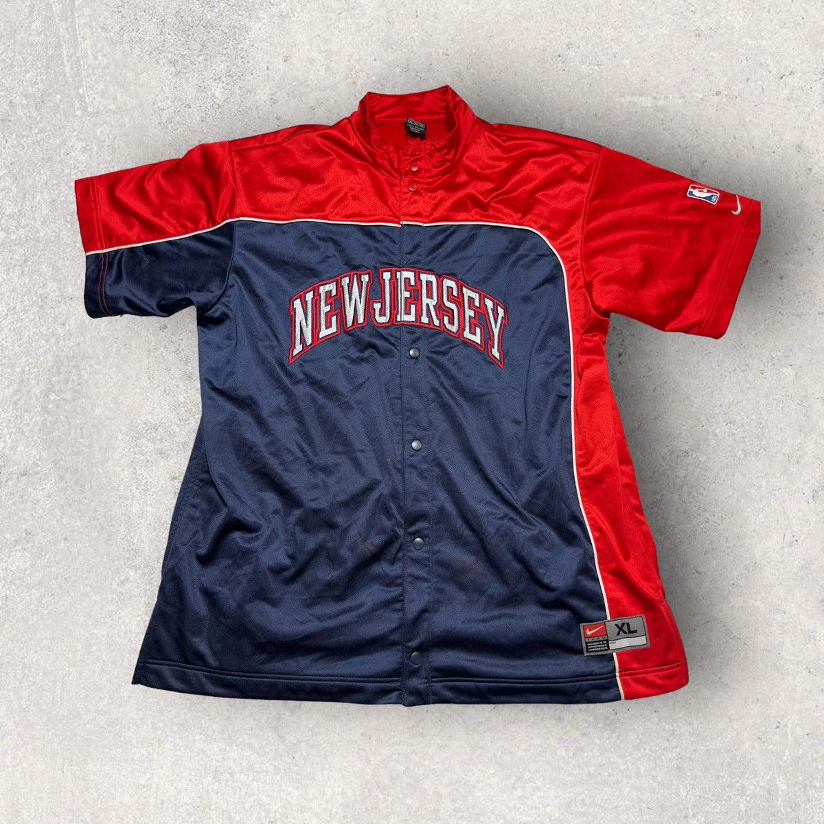 NBA × Nike × Vintage Vintage New Jersey Nets shooting shirt Size US XL / EU 56 / 4 - 1 Thumbnail