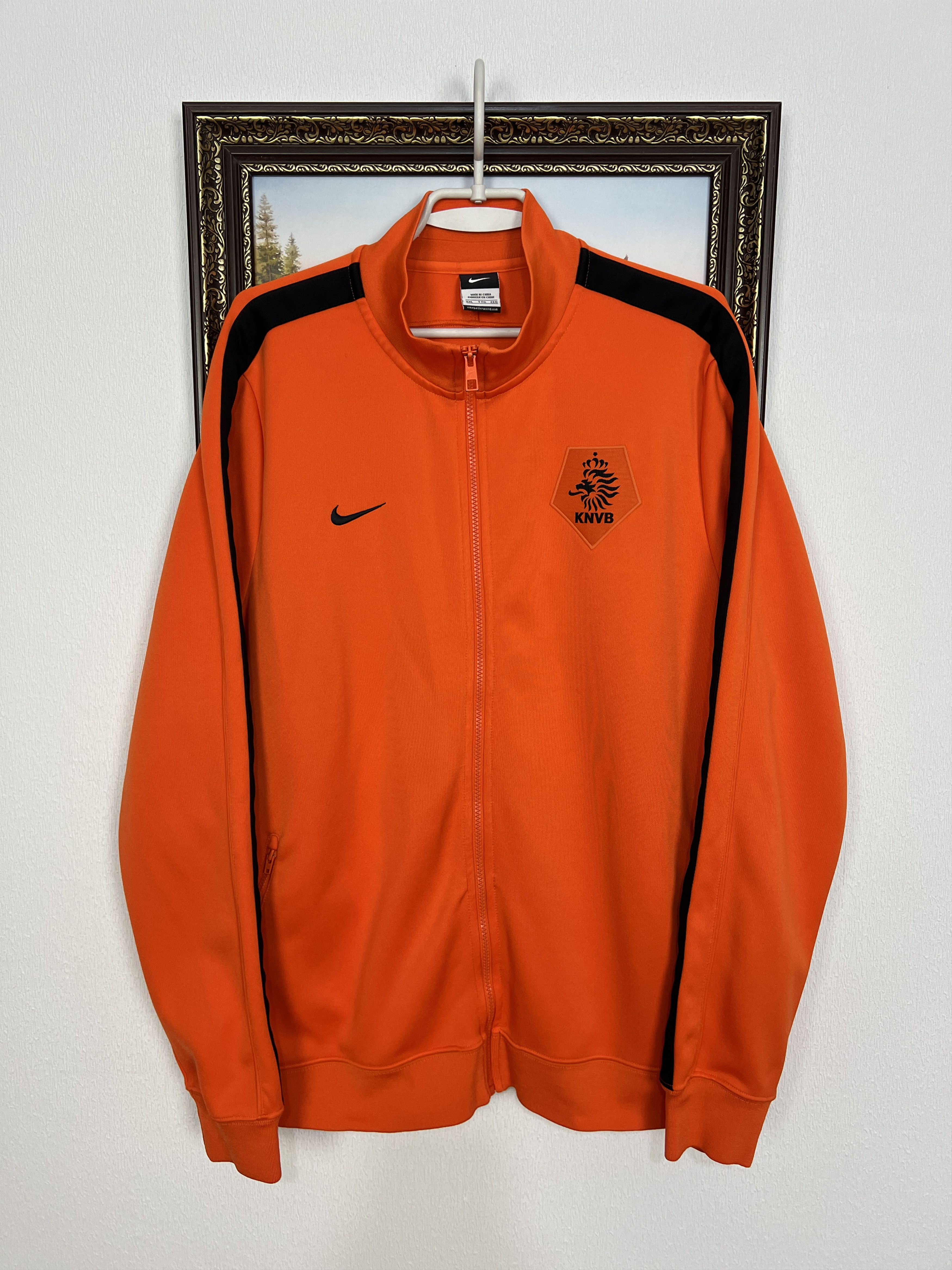 Nike Vintage Football Holland Jacket Soccer Track Top Netherlands Size US XXL / EU 58 / 5 - 1 Thumbnail