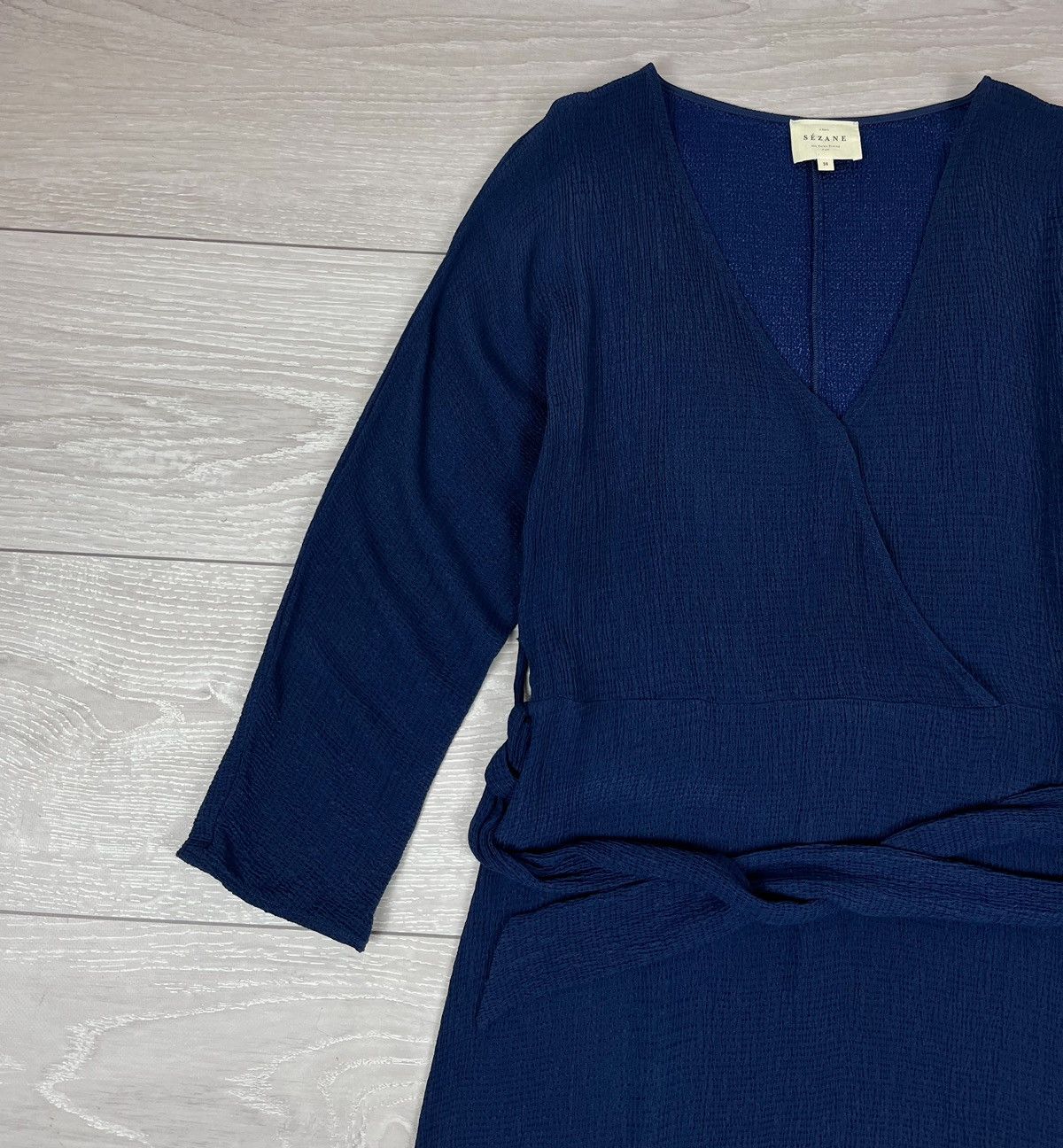 Sezane Sezane Luxury Robe Long Maxi Blue Dress 38 size Size XS / US 0-2 / IT 36-38 - 6 Thumbnail