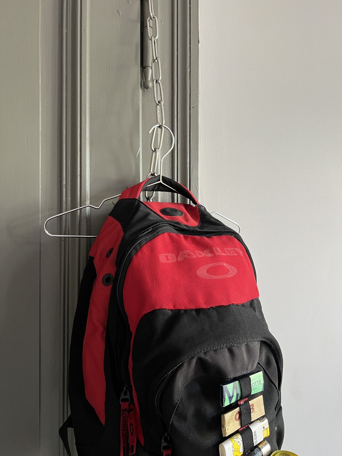 Oakley Oakley Vintage Red Backpack Gorpcore Backpack Size ONE SIZE - 5 Thumbnail