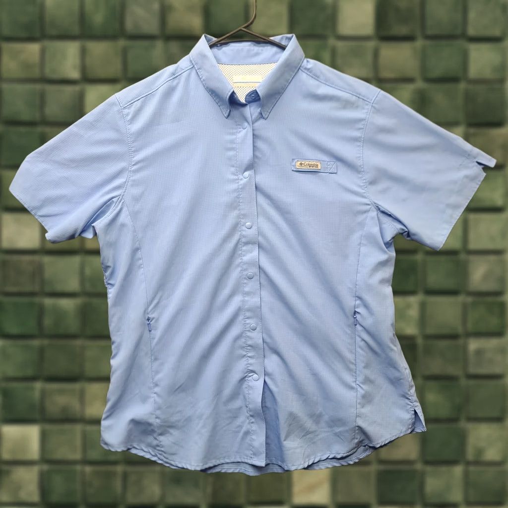 Vintage Columbia PFG Omni-Shade Shirt Mens L Lightweight Vented Short Sleeve Button-Up Collared Fishing UV Size US L / EU 52-54 / 3 - 1 Thumbnail
