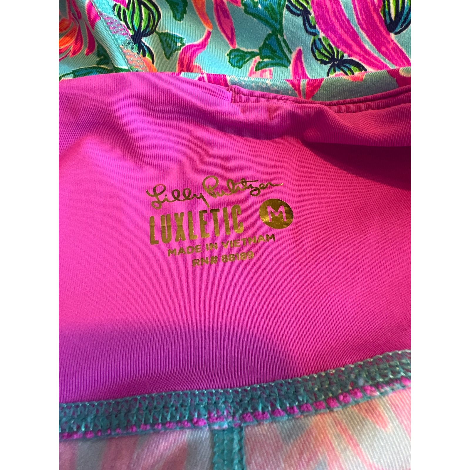 Lilly Pulitzer Lilly Pulitzer Seaweed Samba Luxletic Cropped Pant Medium Size 23" - 6 Thumbnail