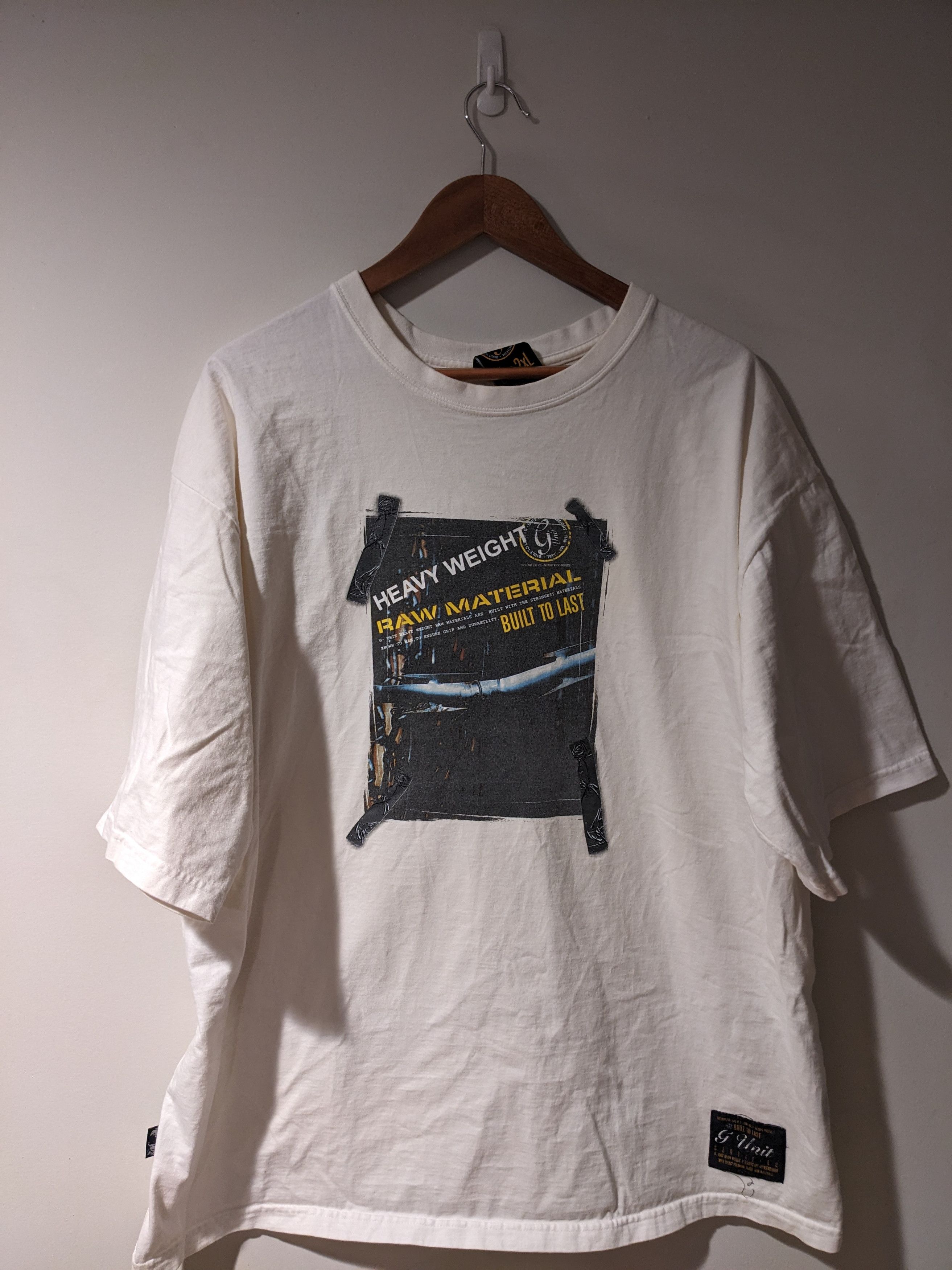 G-Unit × Vintage Vintage Y2K G-Unit Raw Material Heavy Weight Built T-Shirt Size US XXL / EU 58 / 5 - 1 Thumbnail