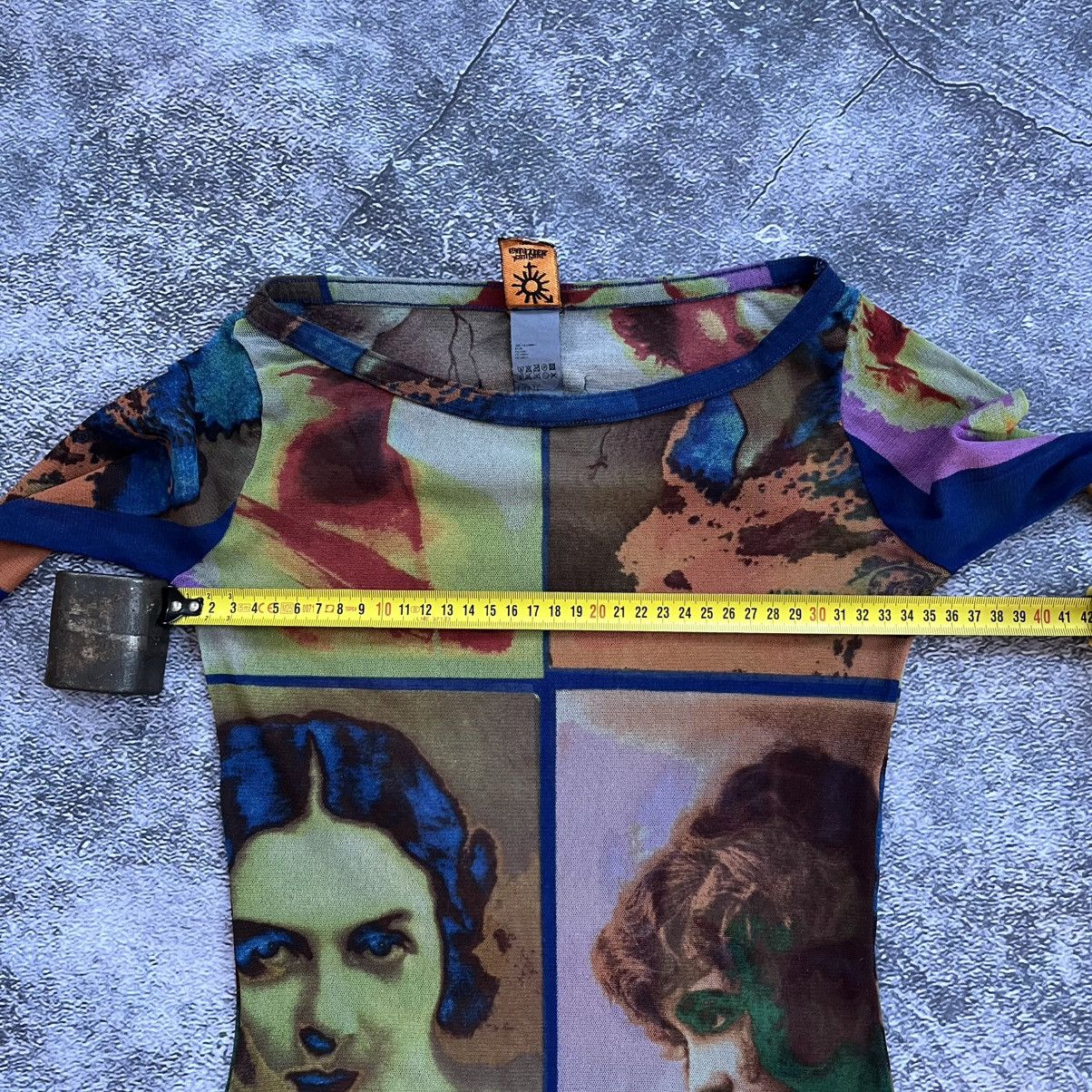 Jean Paul Gaultier Jean Paul Gaultier Soleil Pop Art Portrait Mesh Top 2002s Size S / US 4 / IT 40 - 12 Thumbnail