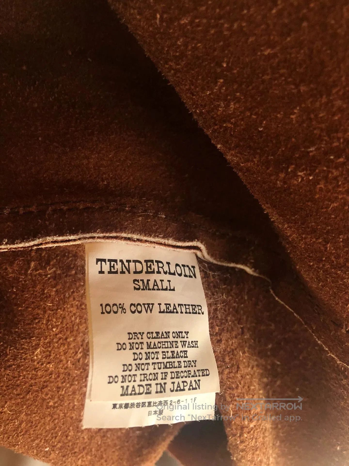 Tenderloin rare brown suede leather jacket. Size US S / EU 44-46 / 1 - 9 Thumbnail