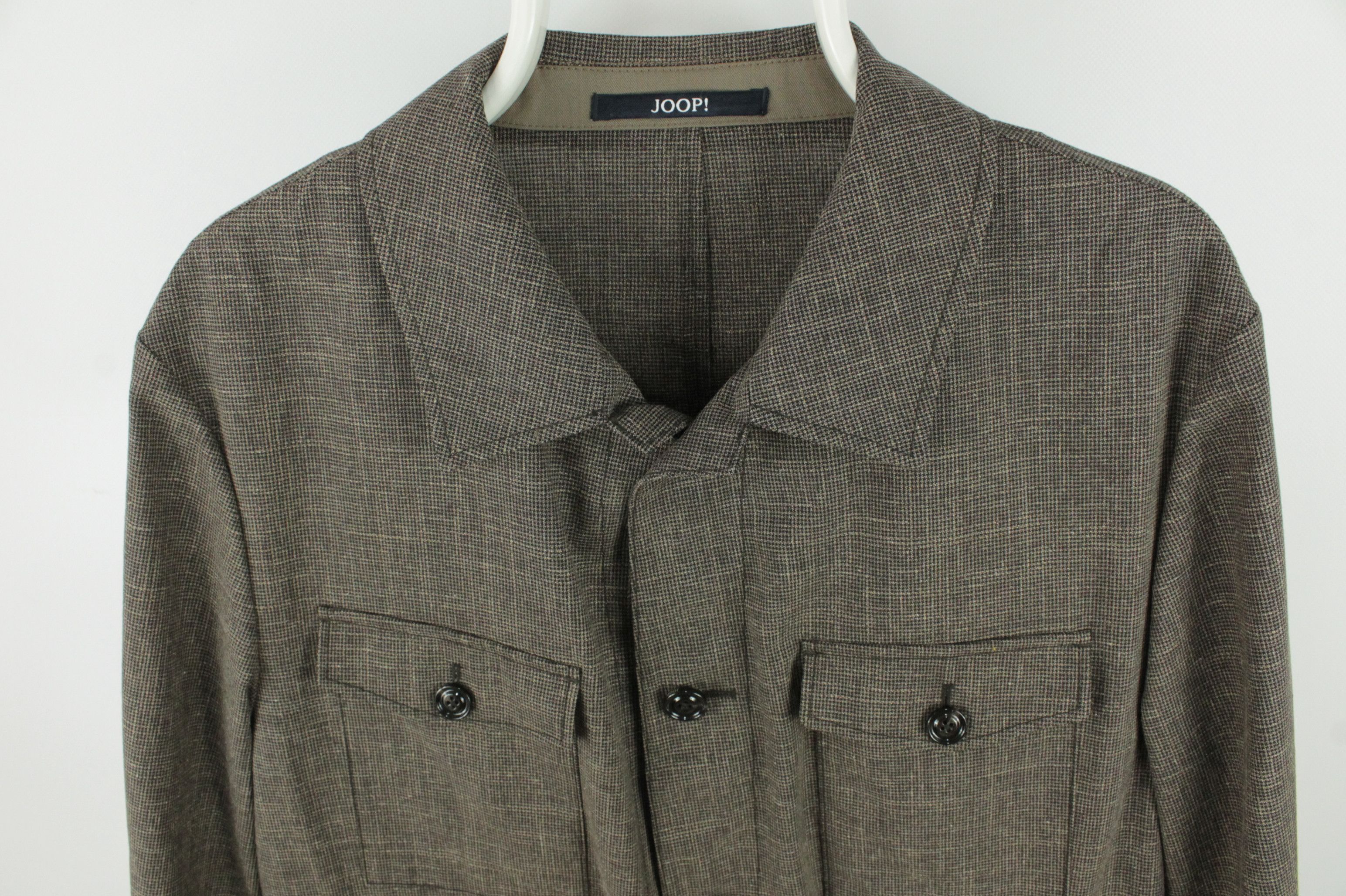 Joop! JOOP! Wool Linen Blend Slim Fit Light Jacket Men's Size US M / EU 48-50 / 2 - 2 Thumbnail