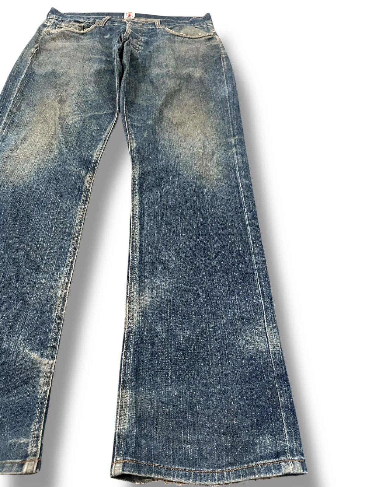 Girl Skateboards × Girls Don't Cry × X-Girl Vintage Girl Mudwash Skater Denim Size 33" - 4 Thumbnail