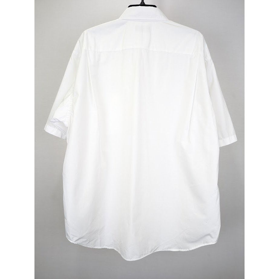 Balenciaga o1rshd1 Q:2 / Technical Poplin S/S Large Fit Shirt in White Size US S / EU 44-46 / 1 - 9 Thumbnail