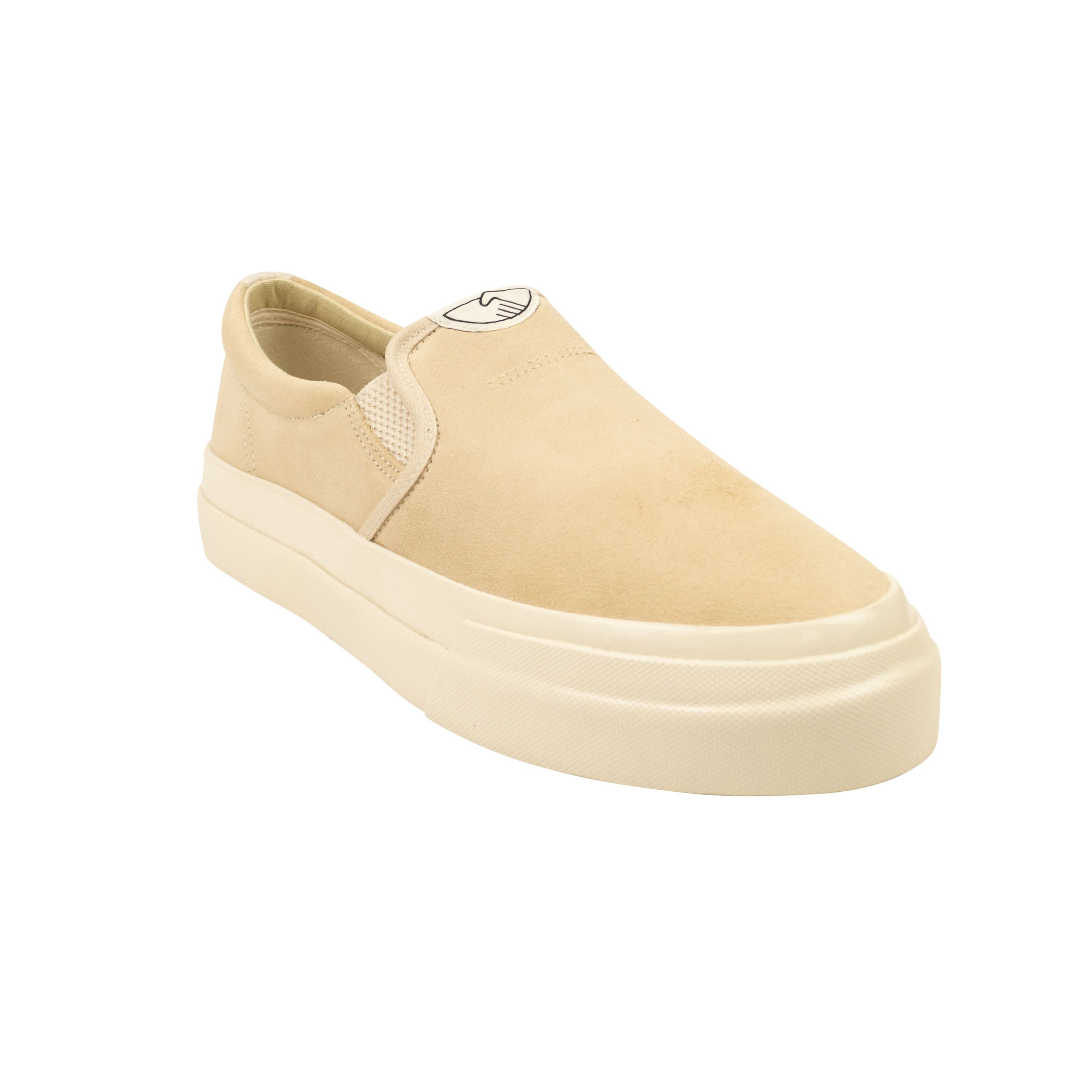 image of X Stepney Workers Beige Slip Ons Size 10/43 Shoes, Men's