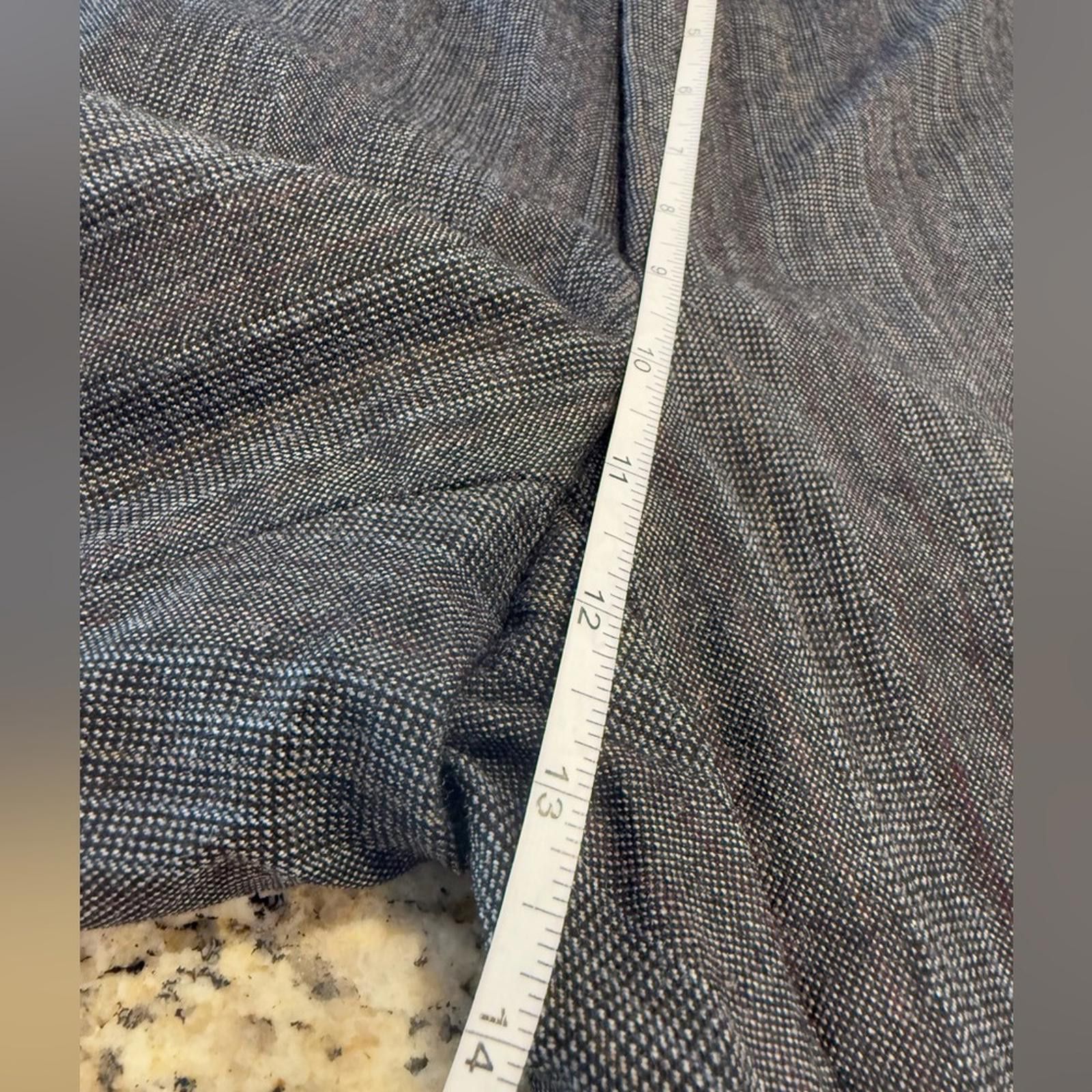 Other Gray plaid pure new wool trousers 32” waist FLAW Size 30" / US 8 / IT 44 - 8 Thumbnail