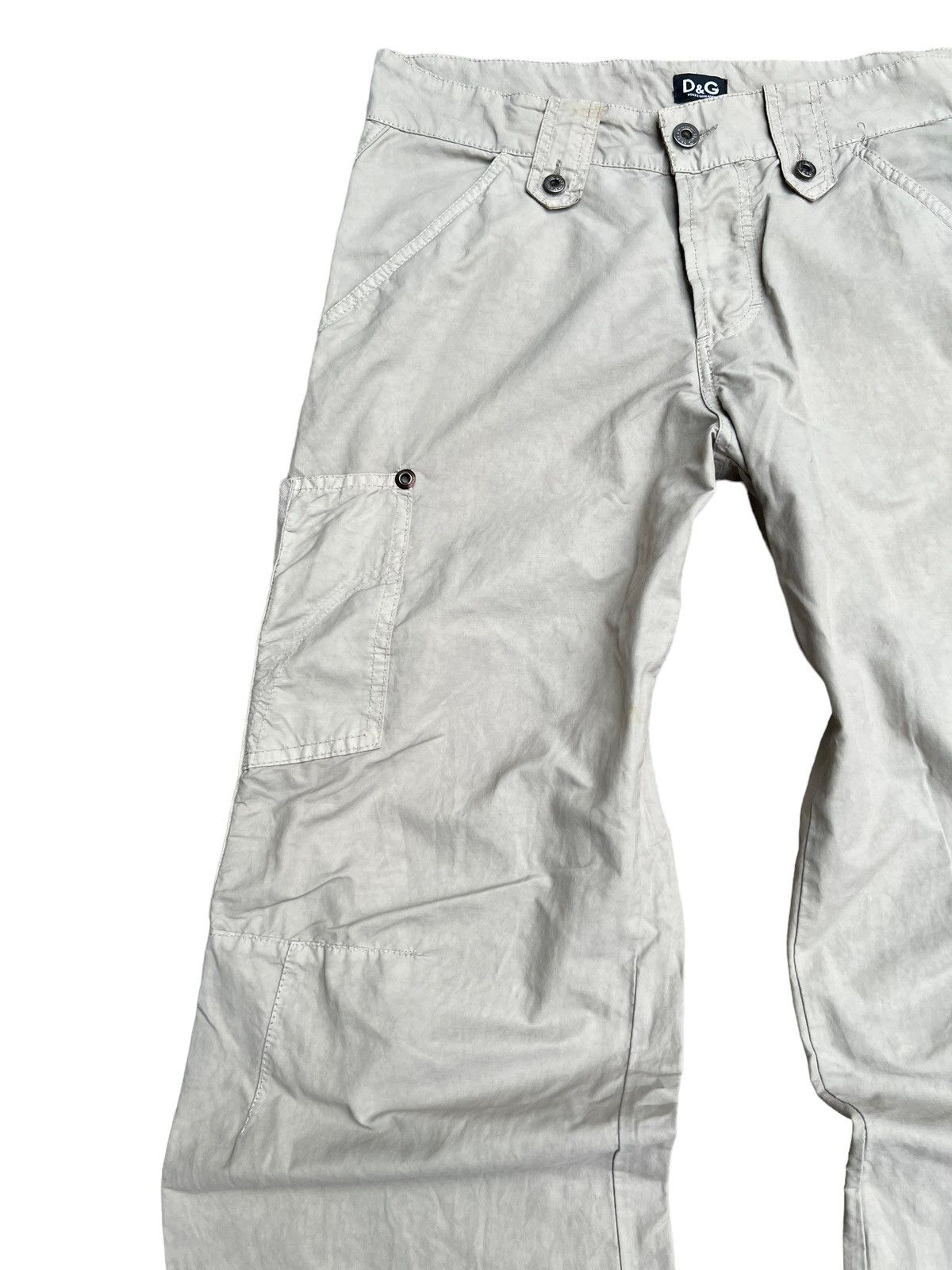 Dolce & Gabbana S/S 2004 Dolce & Gabbana Utility Cargo Flared Pants Size US 31 - 3 Thumbnail