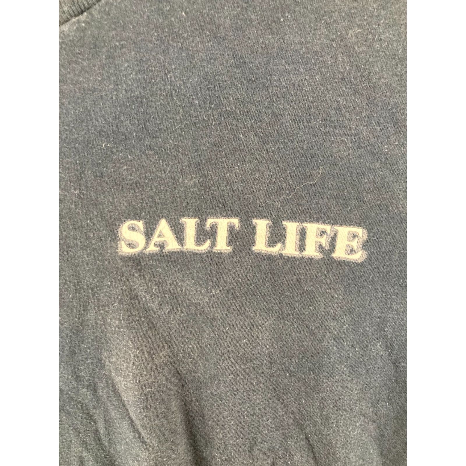 Vintage Salt Life Mens TShirt Medium Blue Live Salty Ship Anchor Rusty Kedge Shirt Adult M Blue Salt Life Beach Outdoor Graphic Print Mens T-Shirt Size US M / EU 48-50 / 2 - 4 Thumbnail