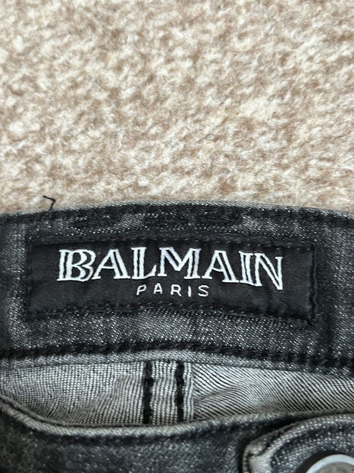 Balmain Balmain black biker jeans size 31 Size US 31 - 7 Thumbnail