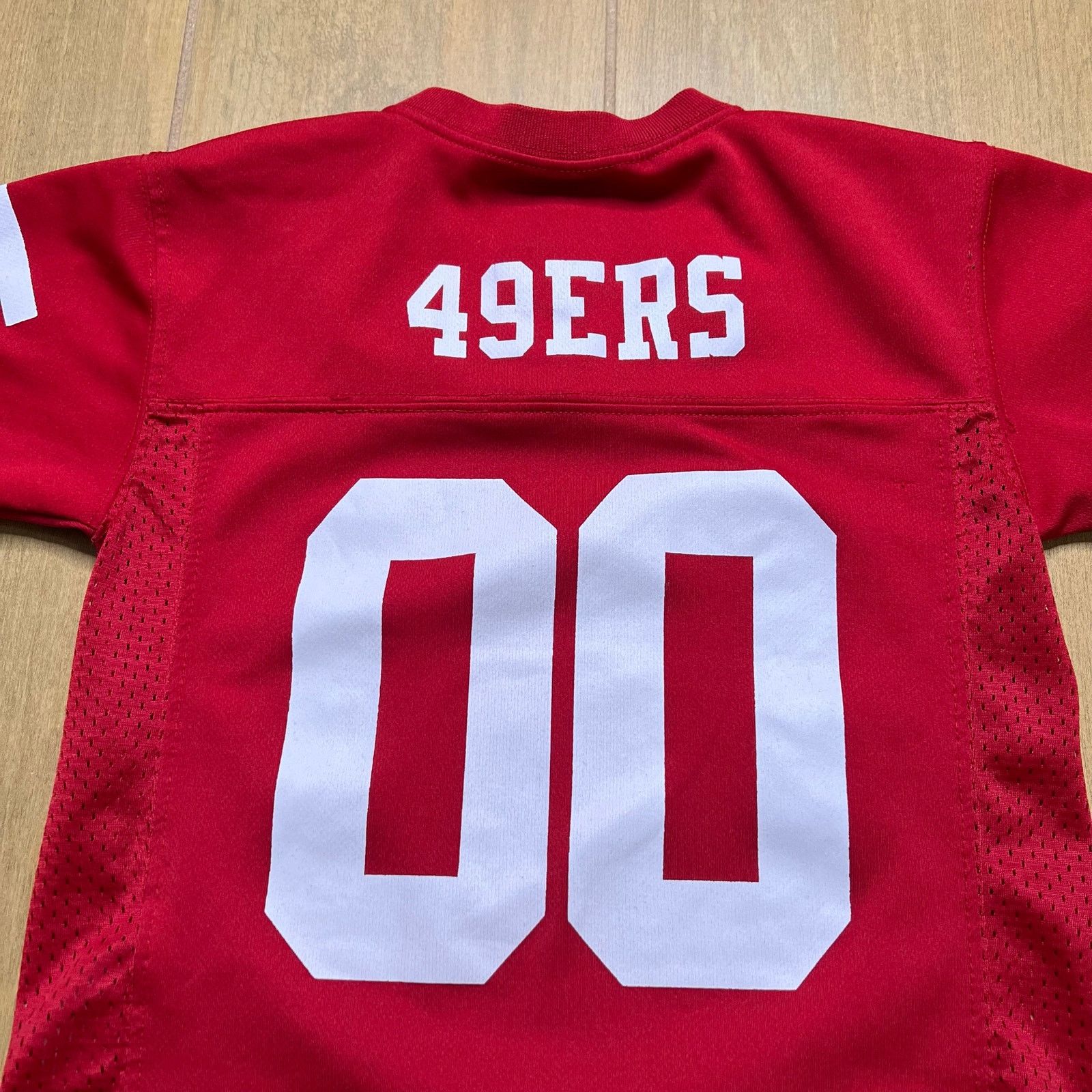 NFL × Russell Athletic San Francisco 49ers Kids Jersey NFL Red 00 Youth Small 4T Size US XXS / EU 40 - 8 Thumbnail