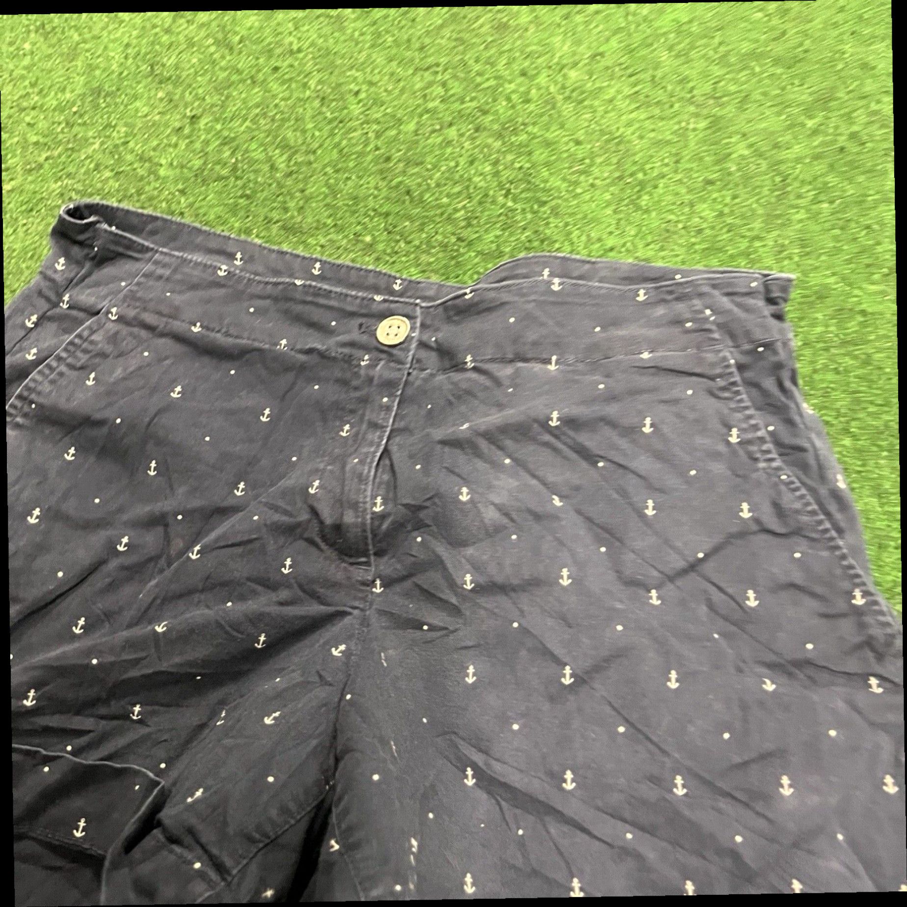 Nautica Women's Nautica Anchor Nautical Shorts Size 10 Summer Beach Outdoors Size 32" / US 10 / IT 46 - 2 Thumbnail